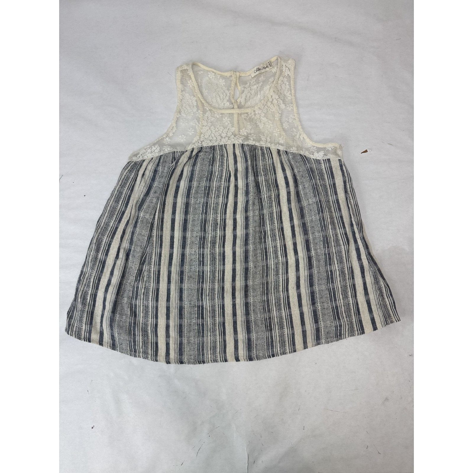 Other Boho Chloe & Katie Tank Top Neutral Ivory Blue Medium Size M / US 6-8 / IT 42-44 - 3 Thumbnail