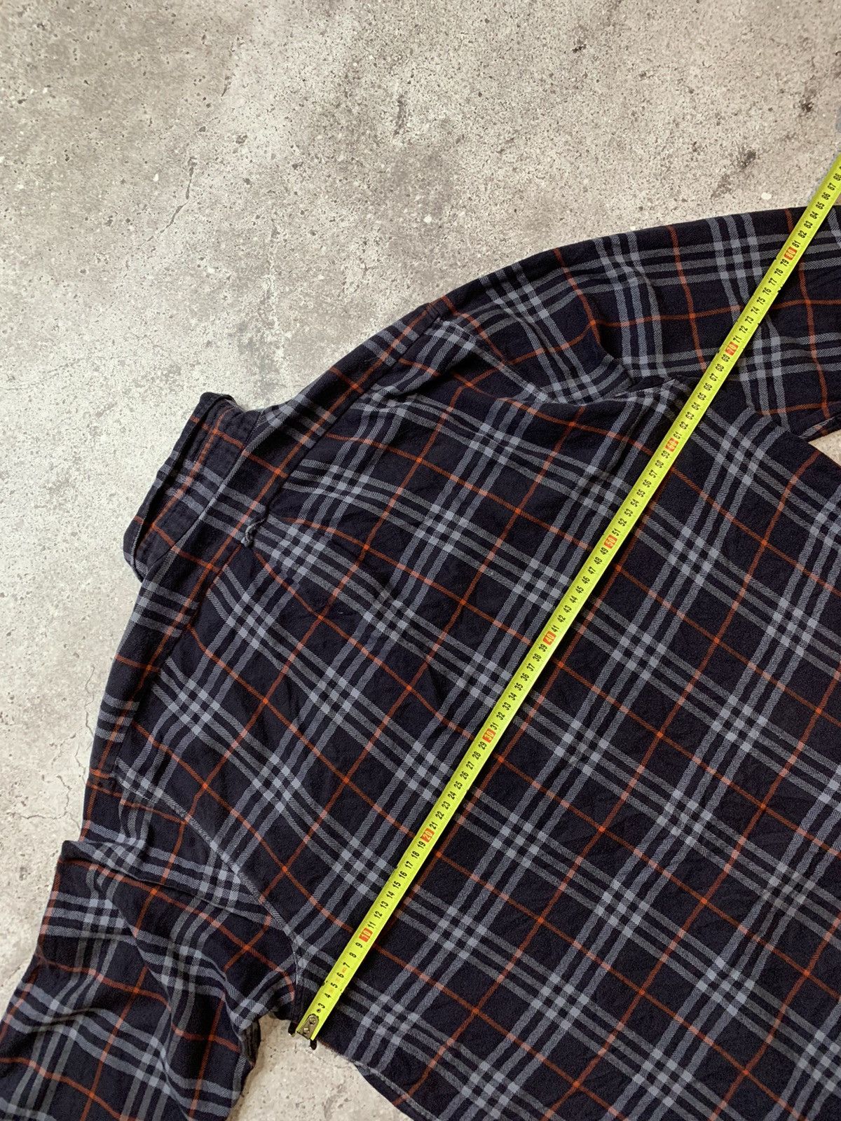 Burberry × Vintage Vintage Burberry Nova Check Button Up Shirt Size US XXL / EU 58 / 5 - 8 Thumbnail
