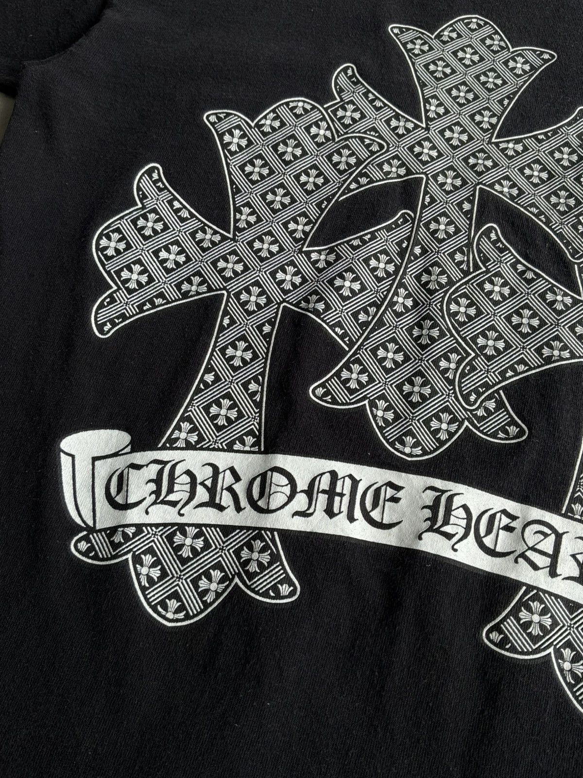 Chrome Hearts Vintage Chrome - Triple Cross Monogram Tee Size US S / EU 44-46 / 1 - 5 Thumbnail