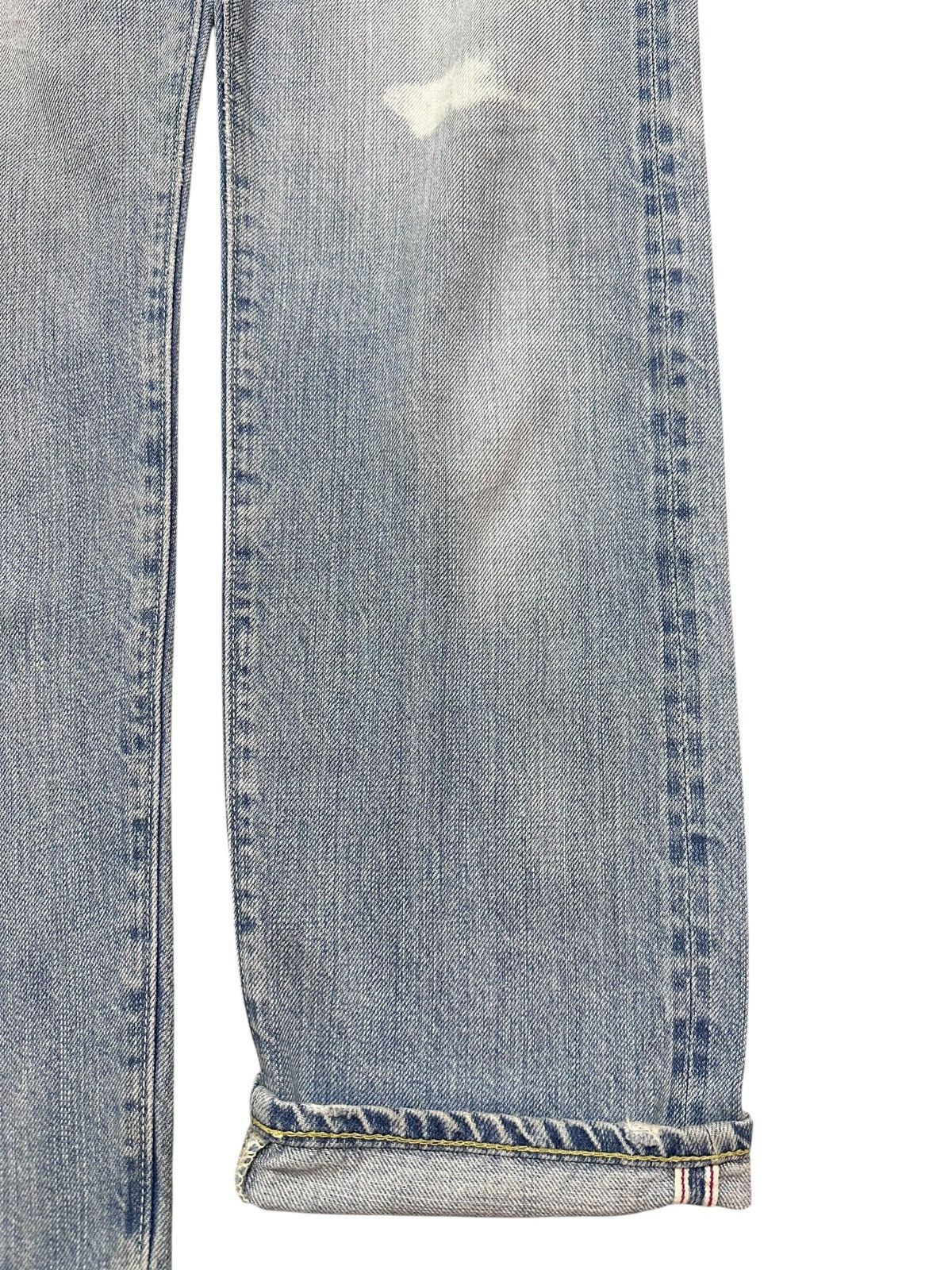Japanese Brand Vintage Japanese Brand Selvedge Faded Grunge Denim Size US 29 - 3 Thumbnail