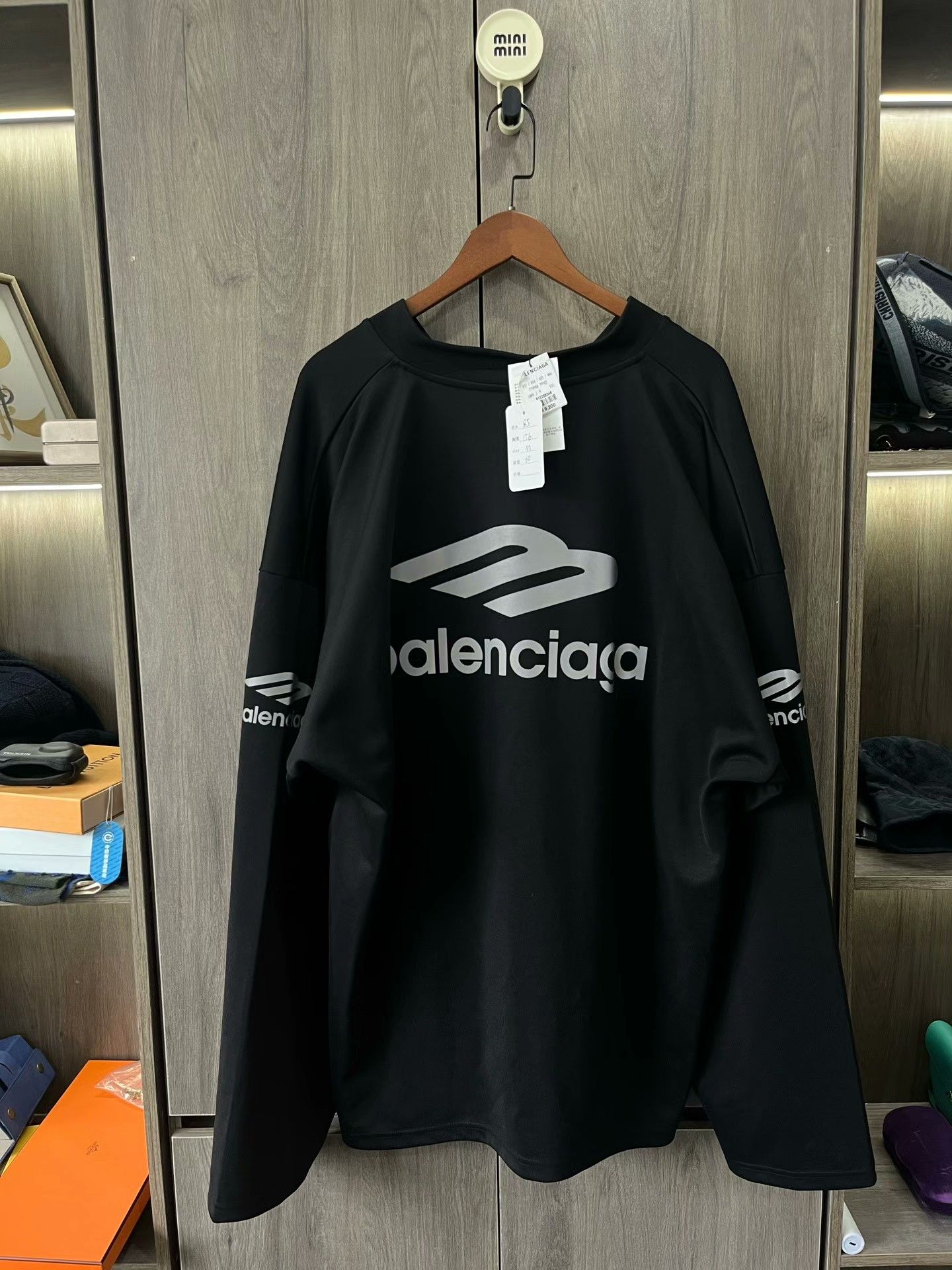 Balenciaga Balenciaga Skiwear Logo Long Sleeve Shirt M Size US M / EU 48-50 / 2 - 1 Thumbnail