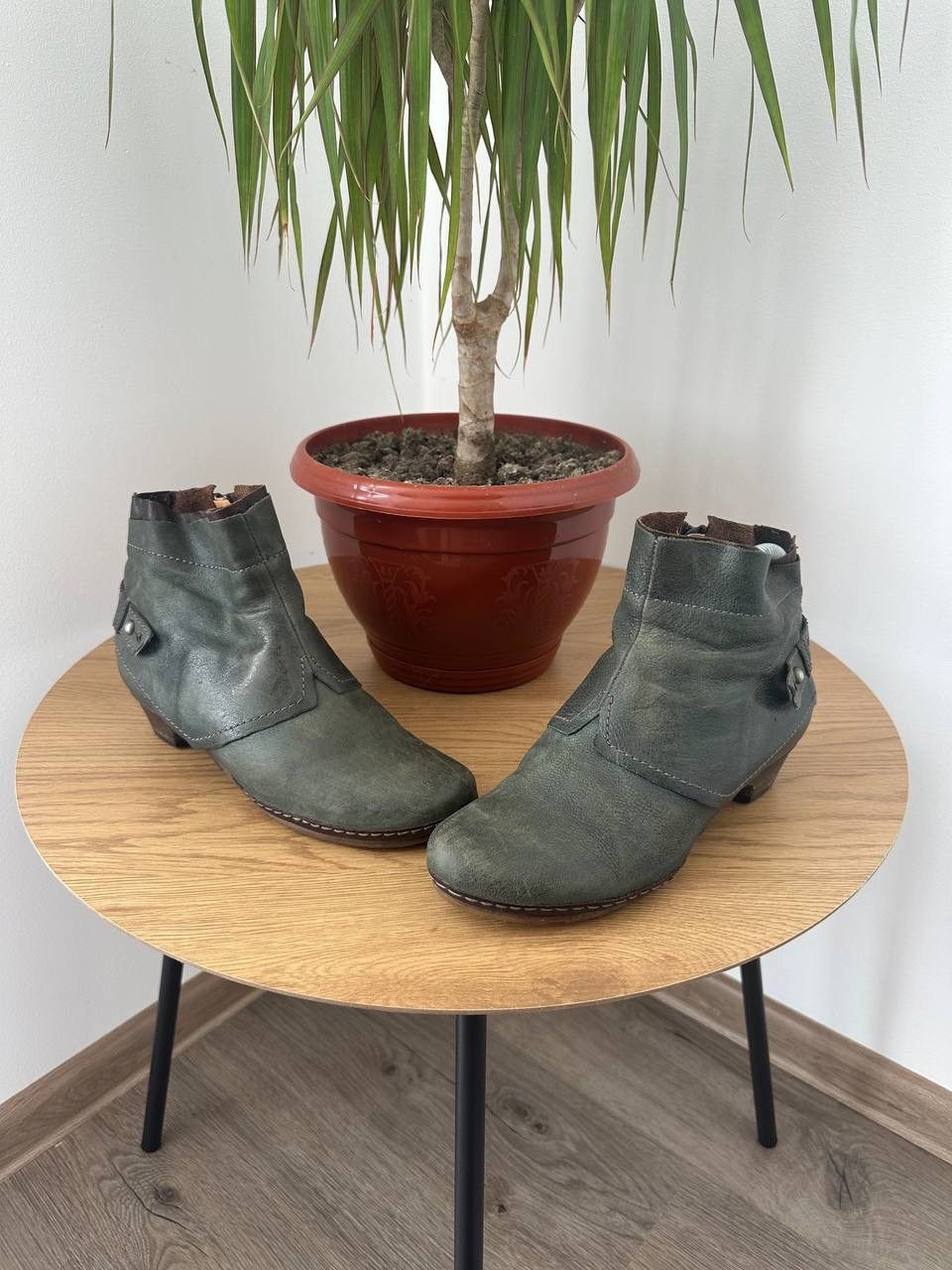 A.S.98 × Japanese Brand × Vintage Vintage A.S.98 Airstep Japanese Leather Green Zip Shoes Size US 6 / IT 36 - 5 Thumbnail