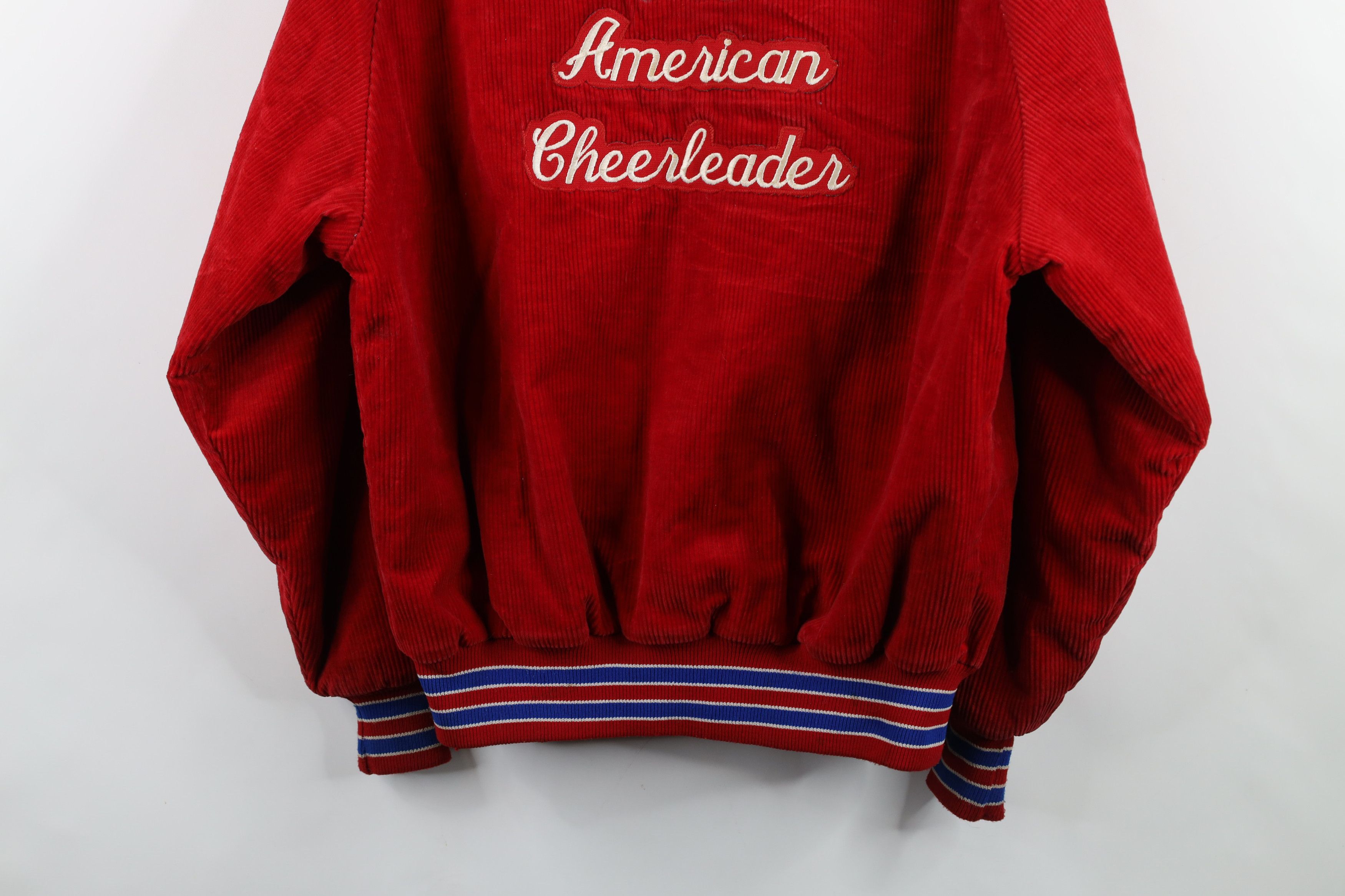 Vintage Vintage 80s All American Cheerleader Corduroy Jacket USA Size XXL / US 16-18 / IT 52-54 - 16 Thumbnail