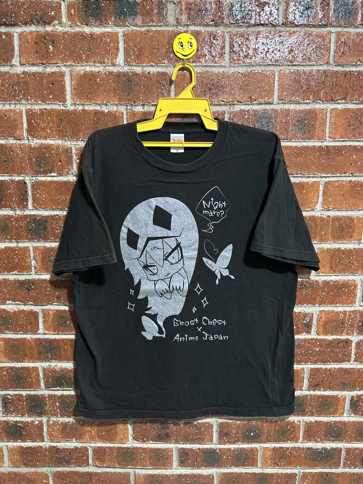 Anime × Japanese Brand × Vintage Vintage Ghost Chest X Anime Japan Night Mare Faded Tee Size US XL / EU 56 / 4 - 1 Thumbnail