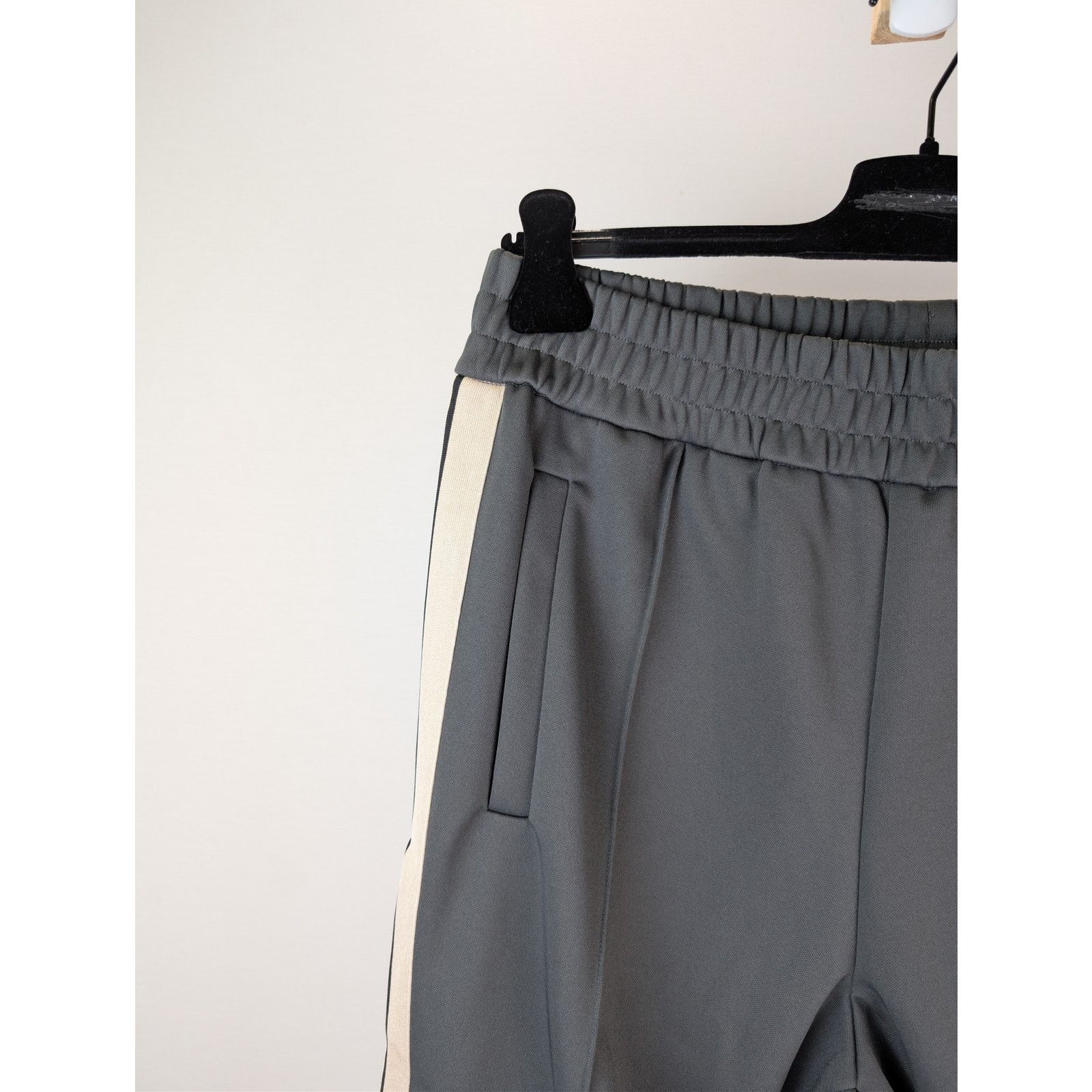 Palm Angels o1rshd1 Q:2 / New Classic Track Pants in Dark Grey / White Size US 36 / EU 52 - 6 Thumbnail