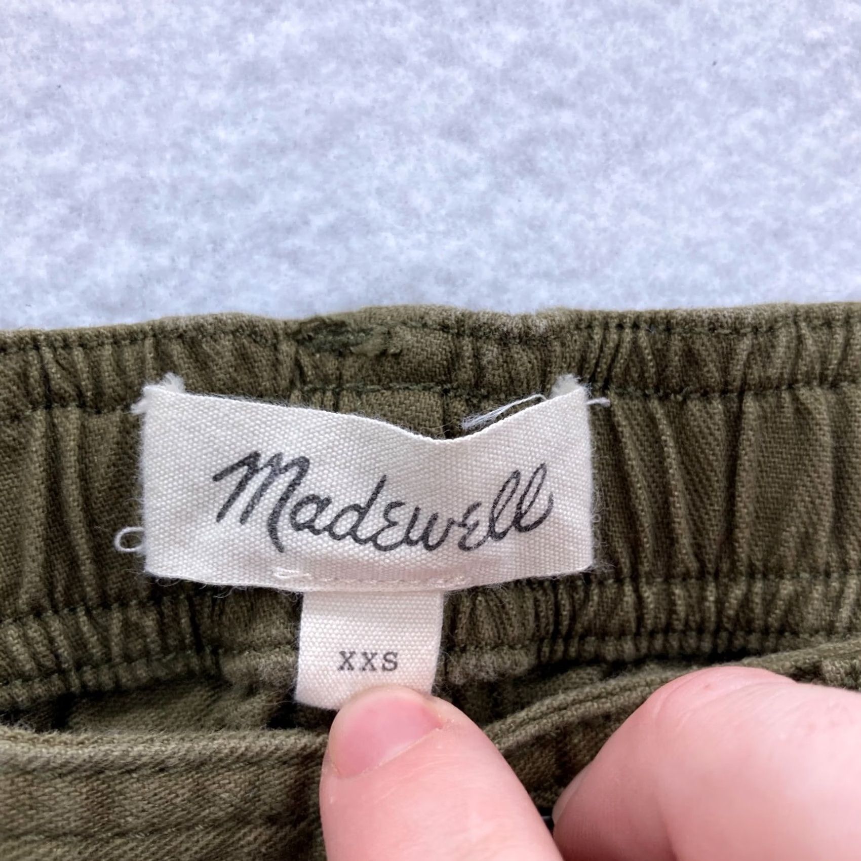 Madewell Madewell Camp Pants Women's XXS Green Stretch Straight Leg Utility Hiking Travel Pants Size 24" / US 00 / IT 34 - 4 Thumbnail