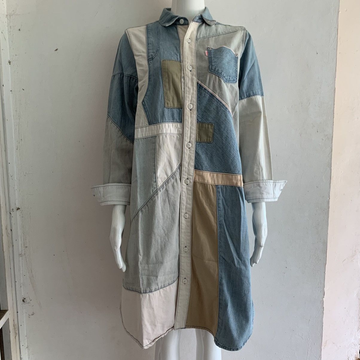 Ne-Net Vintage Ne-net Issey Miyake Selvedge Denim Dress Size M / US 6-8 / IT 42-44 - 1 Thumbnail