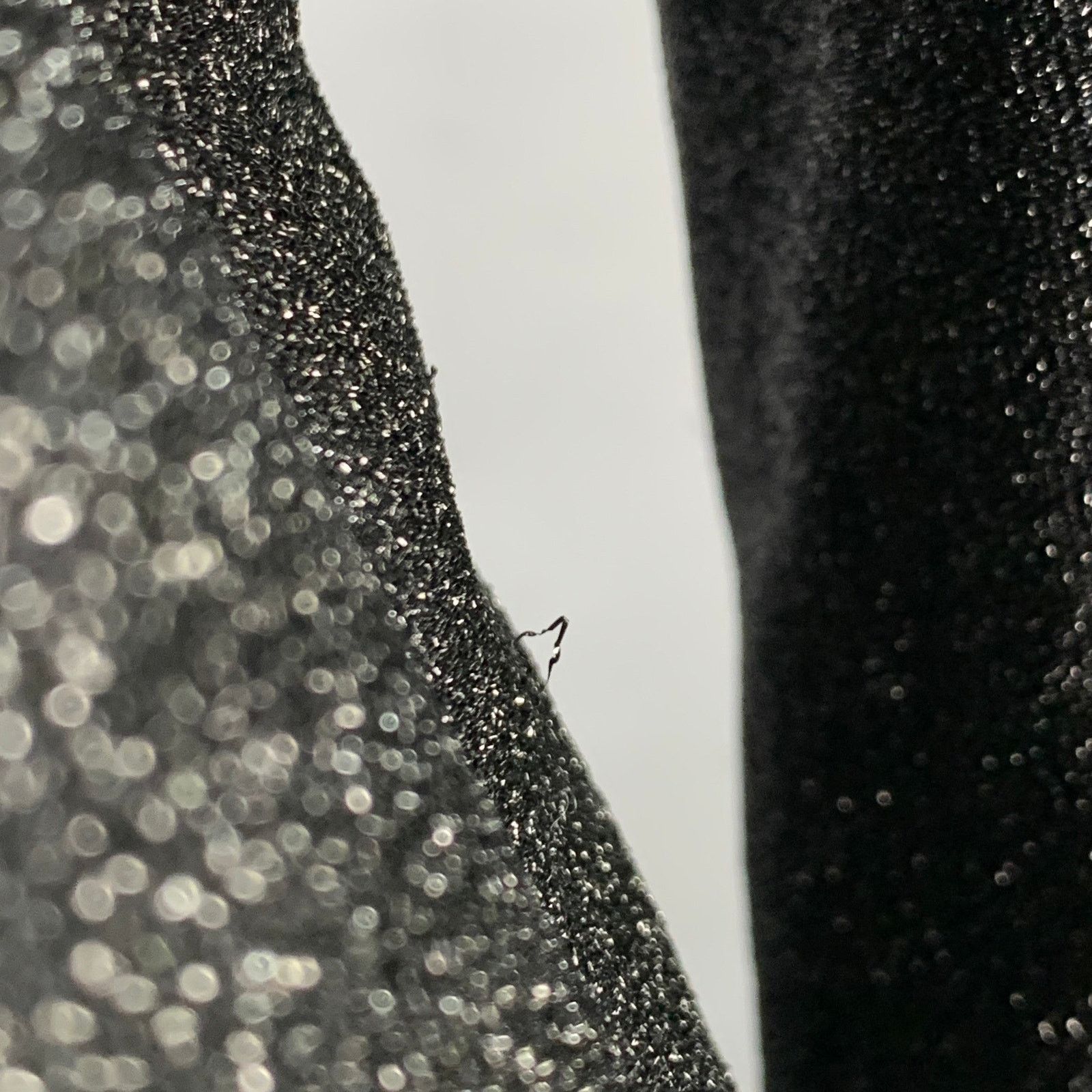 plein sud PLEIN SUD Size 10 Black Glitter Polyamide Blend Hooded Coat Size L / US 10 / IT 46 - 7 Thumbnail