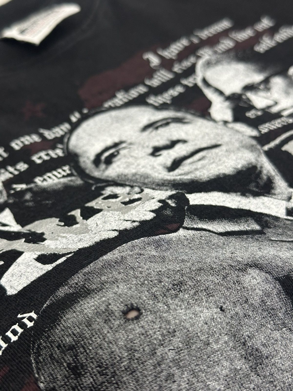 Rap Tees Vintage MLK Malcom X Obama 2008 Tshirt XXL President Tee Size US XXL / EU 58 / 5 - 7 Thumbnail