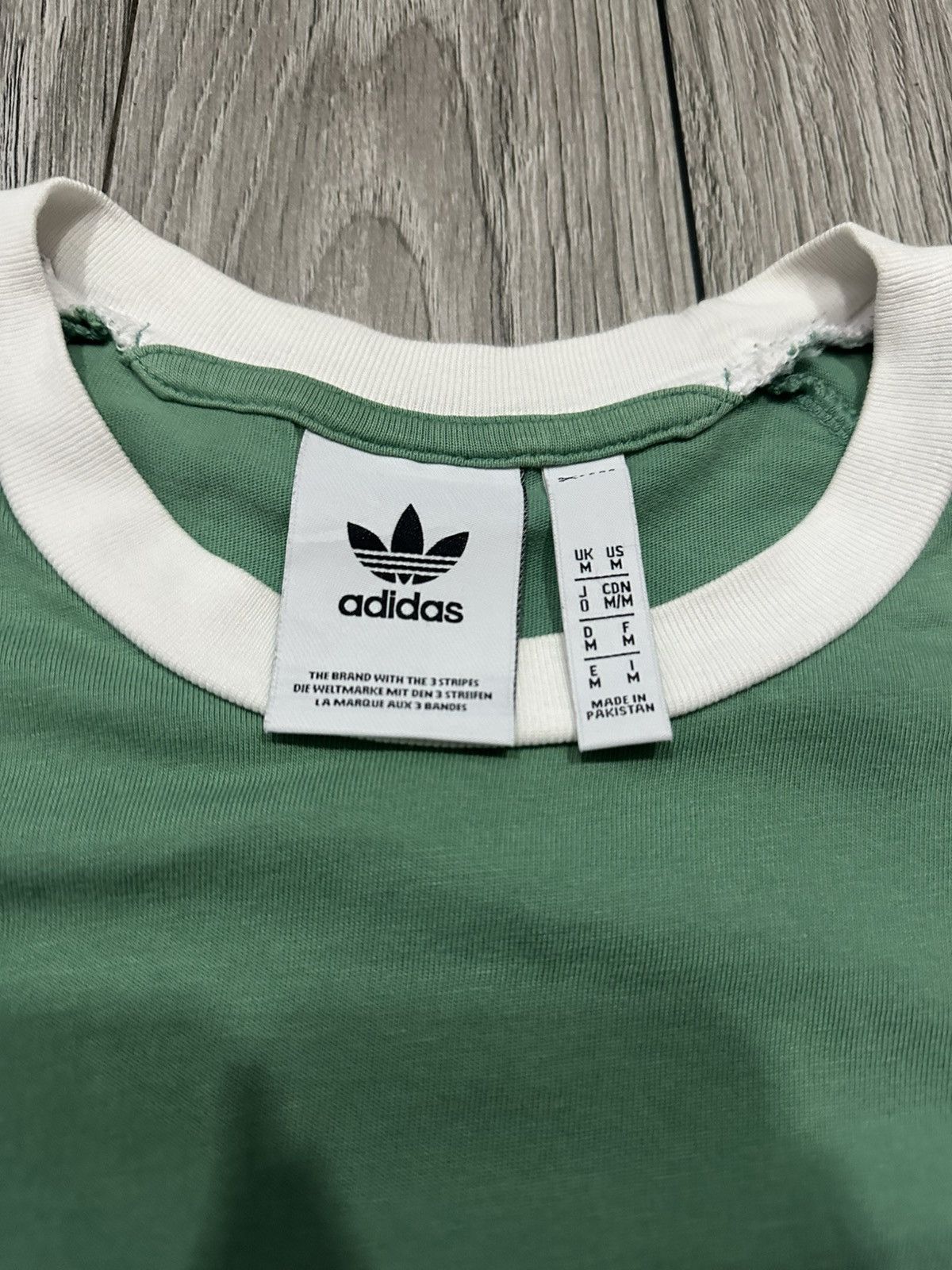 Adidas ADIDAS RINGER TEE GREEN Size US M / EU 48-50 / 2 - 4 Thumbnail