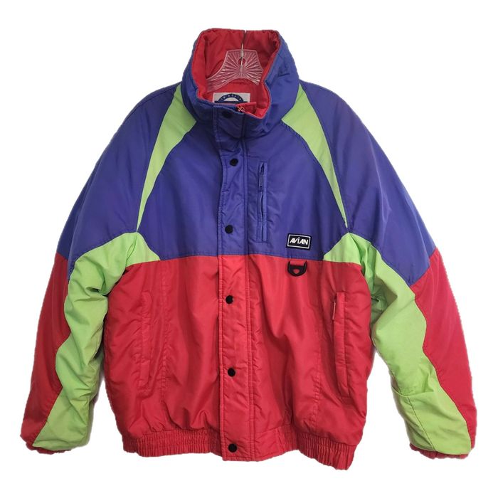 Vintage Mens Vintage Ski Jacket Winter Coat Large 80s 90s Puffer Grailed