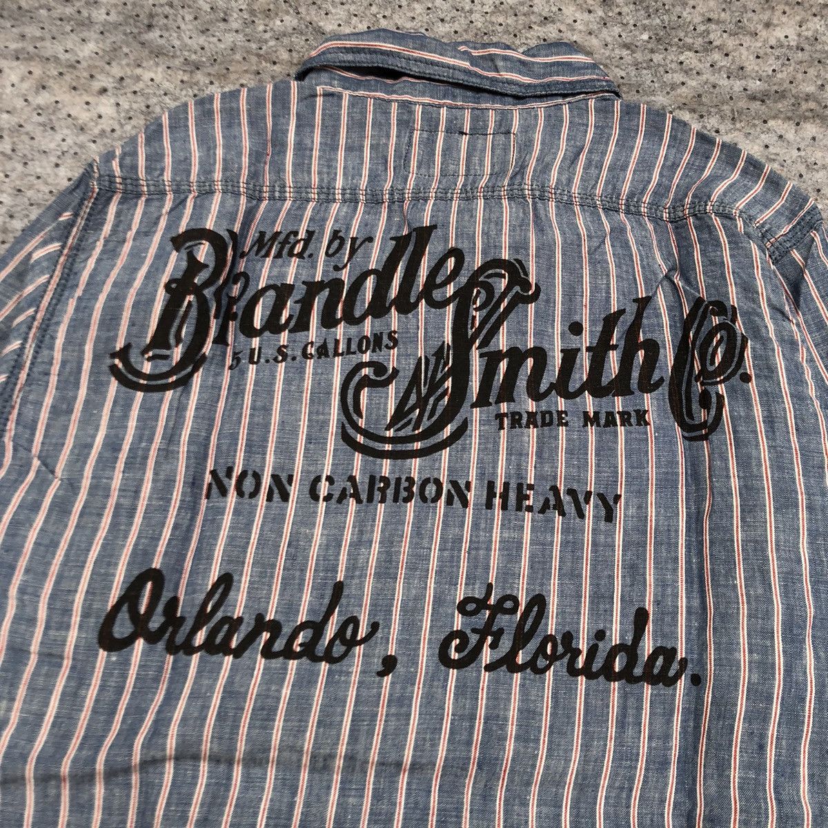 Japanese Brand × Vintage Vintage M.W.S Hot Rod Chambray Shirt Size US S / EU 44-46 / 1 - 6 Thumbnail