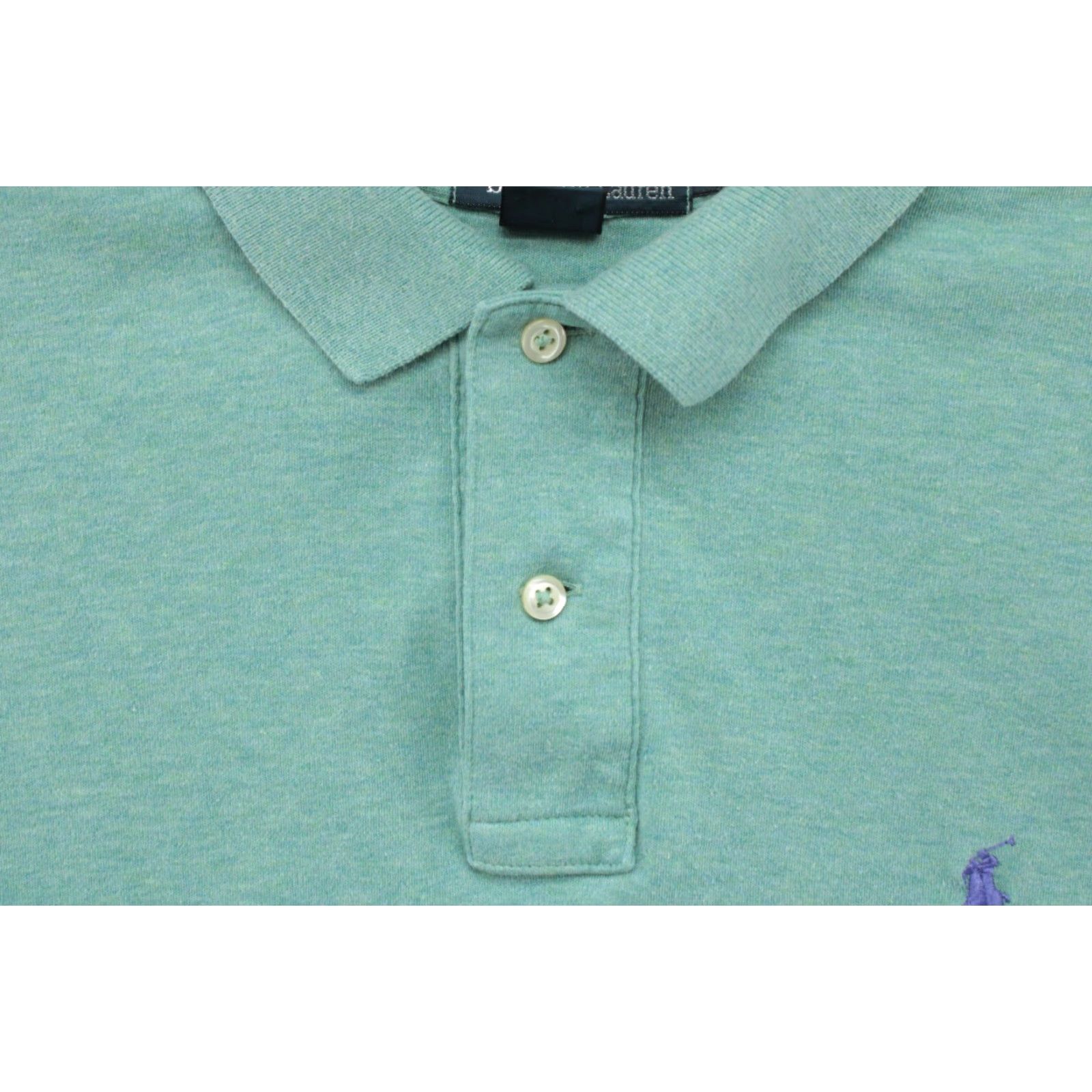 Polo Ralph Lauren VINTAGE Polo Ralph Lauren Polo Shirt Green Mens M Classic Short Sleeve 100% Cotton Logo Pony Shirt Size US M / EU 48-50 / 2 - 4 Thumbnail