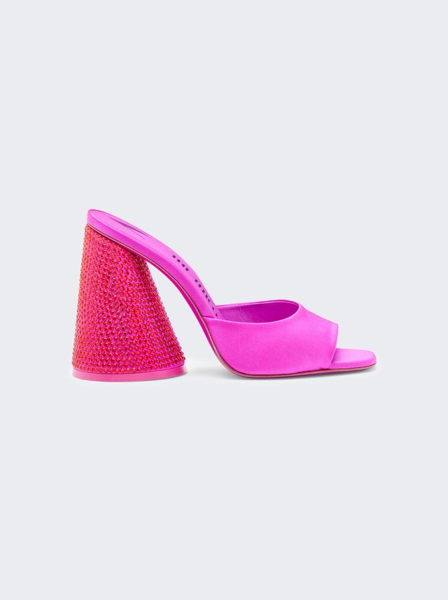 The Attico o1mle0526 Luz Mule 105mm in Pink Size US 7 / IT 37 - 3 Thumbnail
