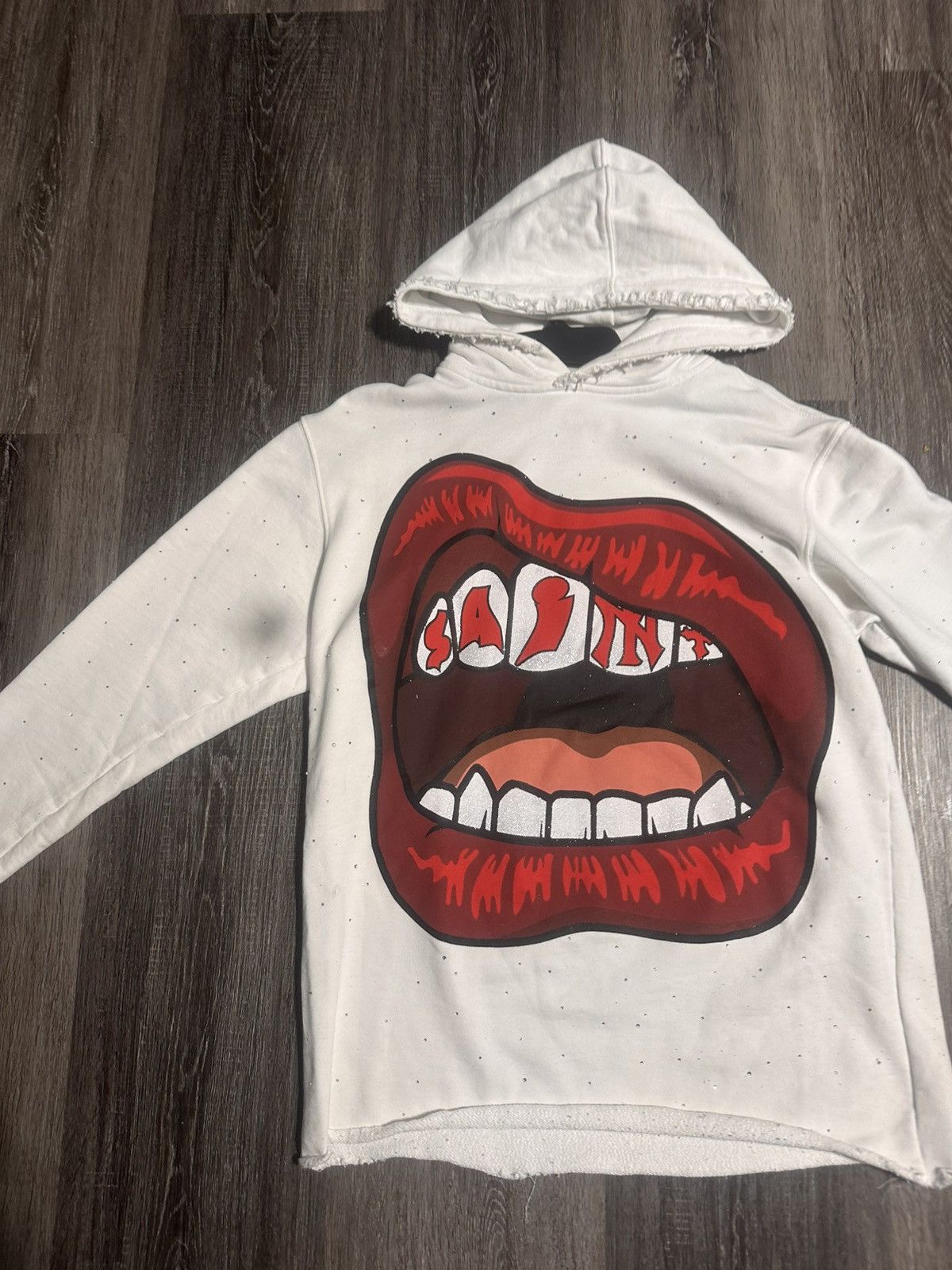 Other SAINT Limited Rhinestone Rolling Stone Hoodie Size US M / EU 48-50 / 2 - 2 Thumbnail
