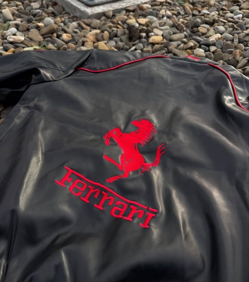 Ferrari × Puma Rare 🔥 Ferrari F1 Racing Leather Jacket Size US L / EU 52-54 / 3 - 2 Thumbnail