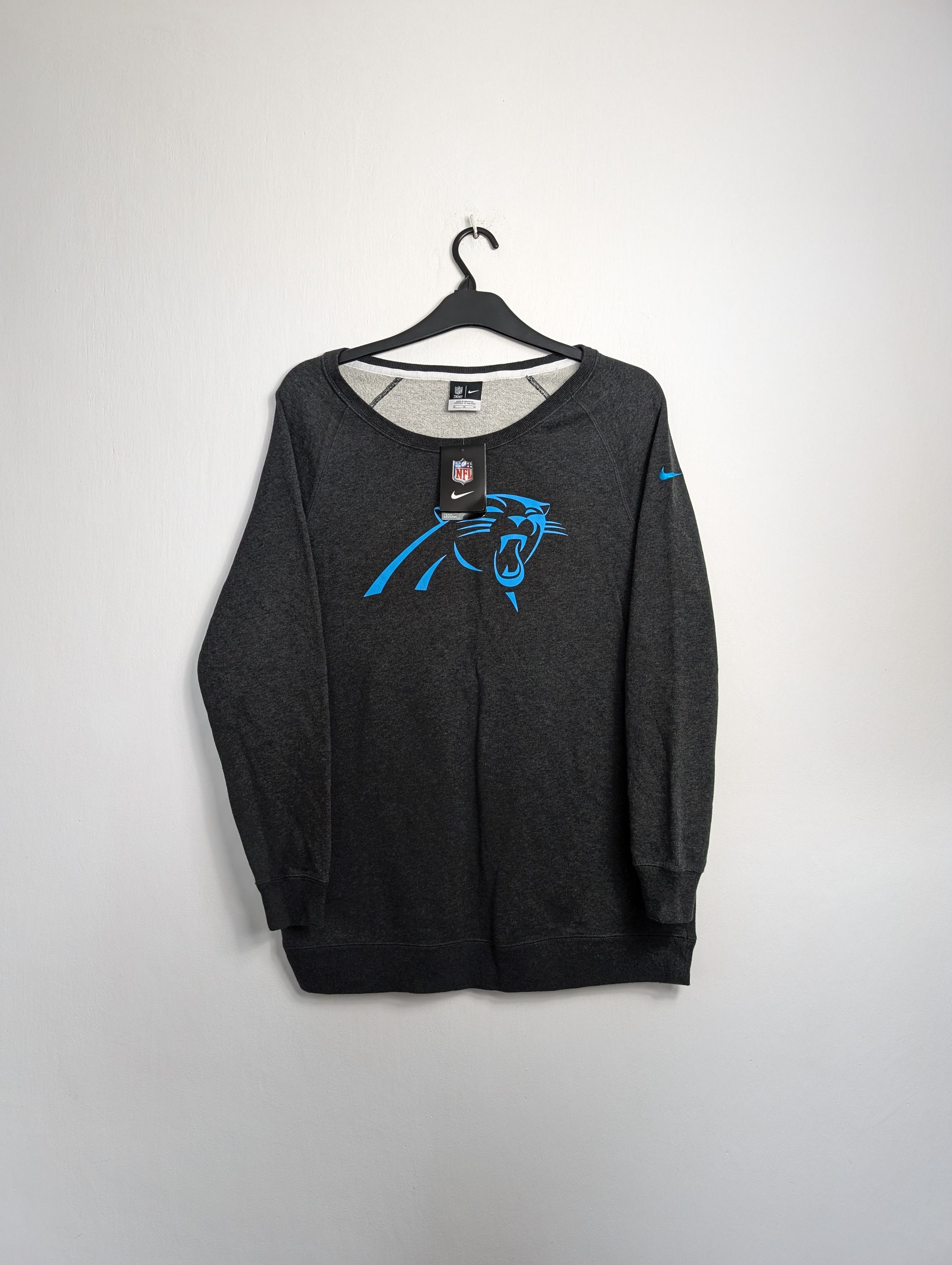 NFL × Nike Nike Carolina Panthers Sweatshirt NFL Sportswear Size M / US 6-8 / IT 42-44 - 1 Thumbnail