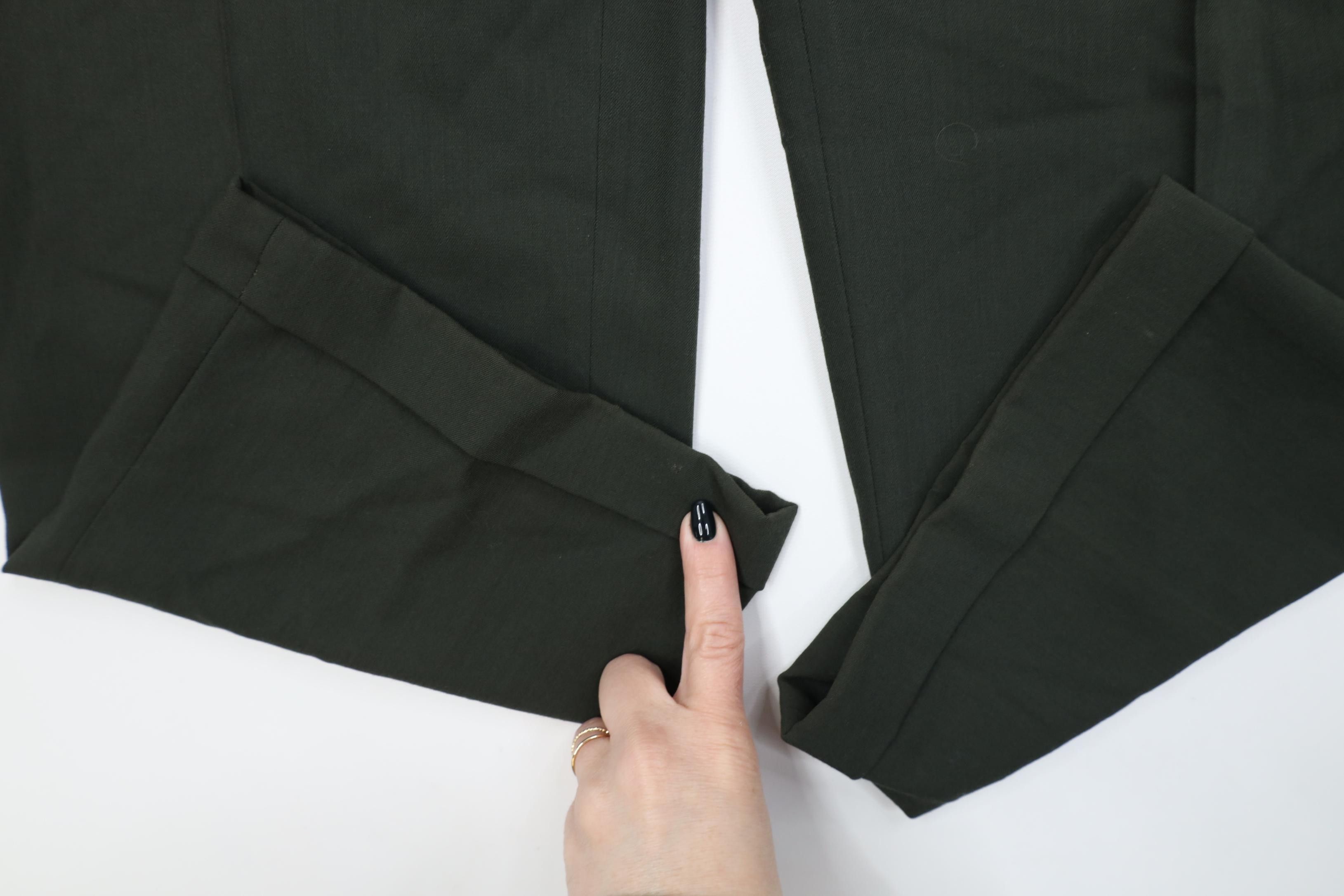Vintage Vintage 90s Streetwear Wool Blend Knit Wide Leg Chino Pants Size US 32 / EU 48 - 6 Thumbnail