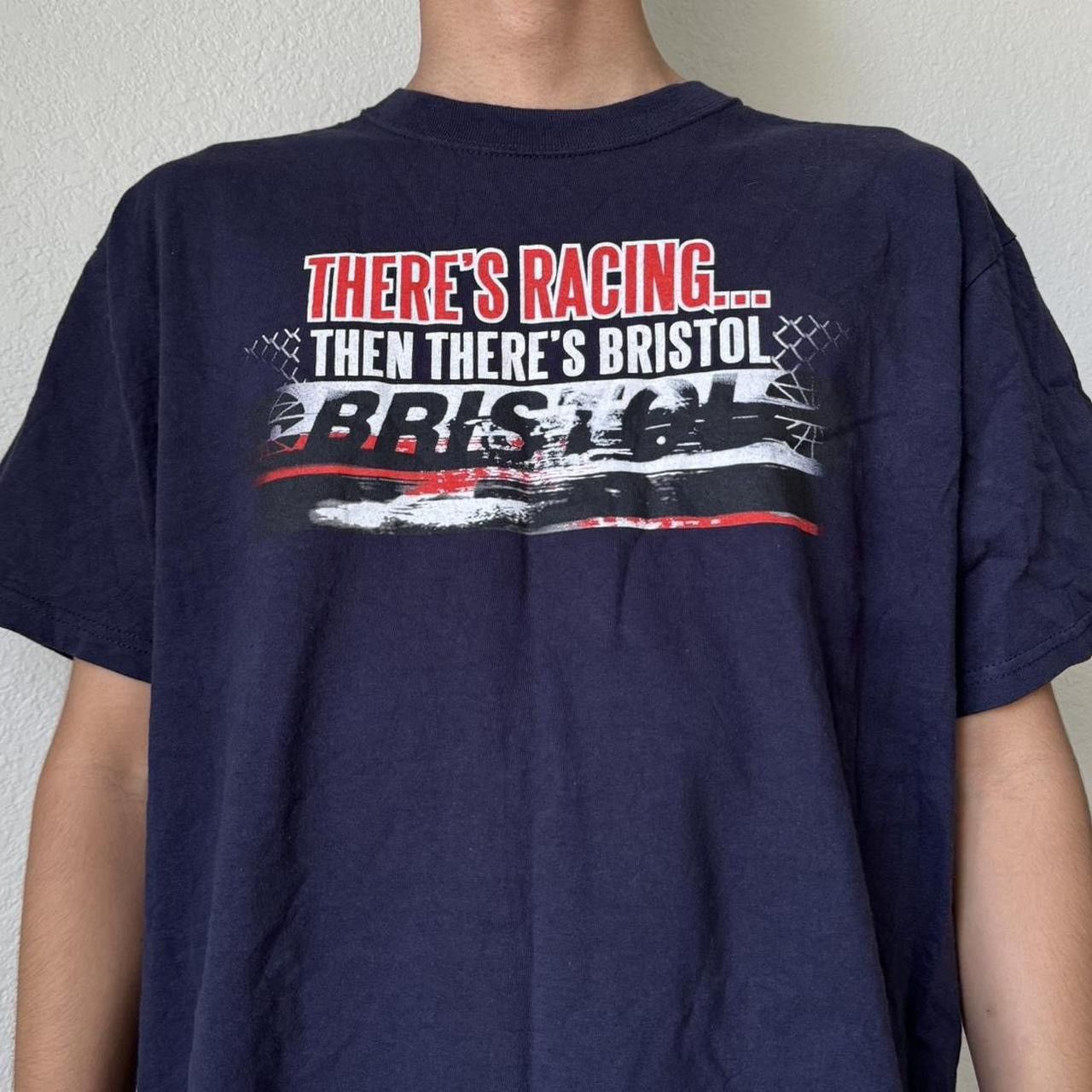 Chase Authentics × NASCAR × Vintage Vintage 2000 Bristol Nascar Racing Graphics Tee Shirt Size US L / EU 52-54 / 3 - 2 Thumbnail
