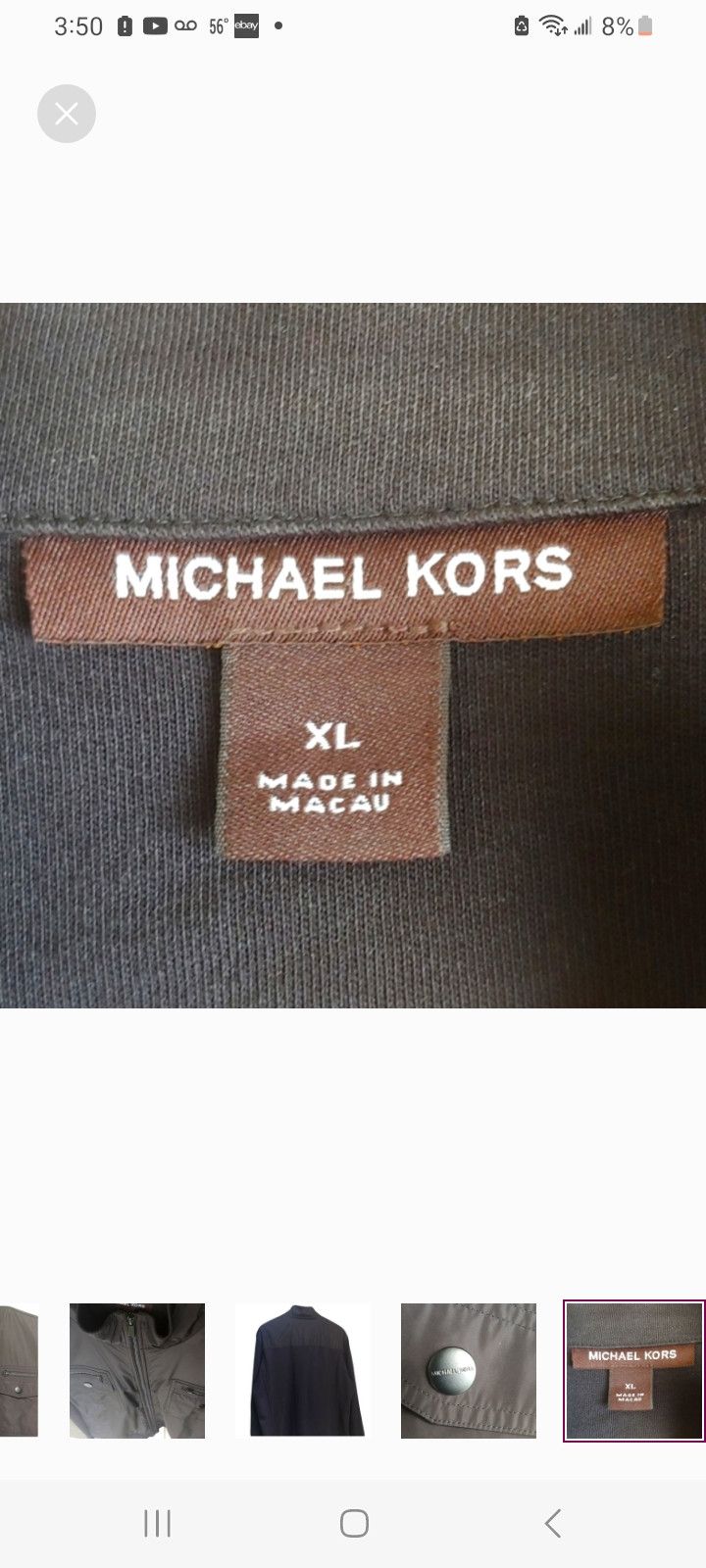 Michael Kors Michael Kors Black light Jacket Size US XL / EU 56 / 4 - 6 Thumbnail