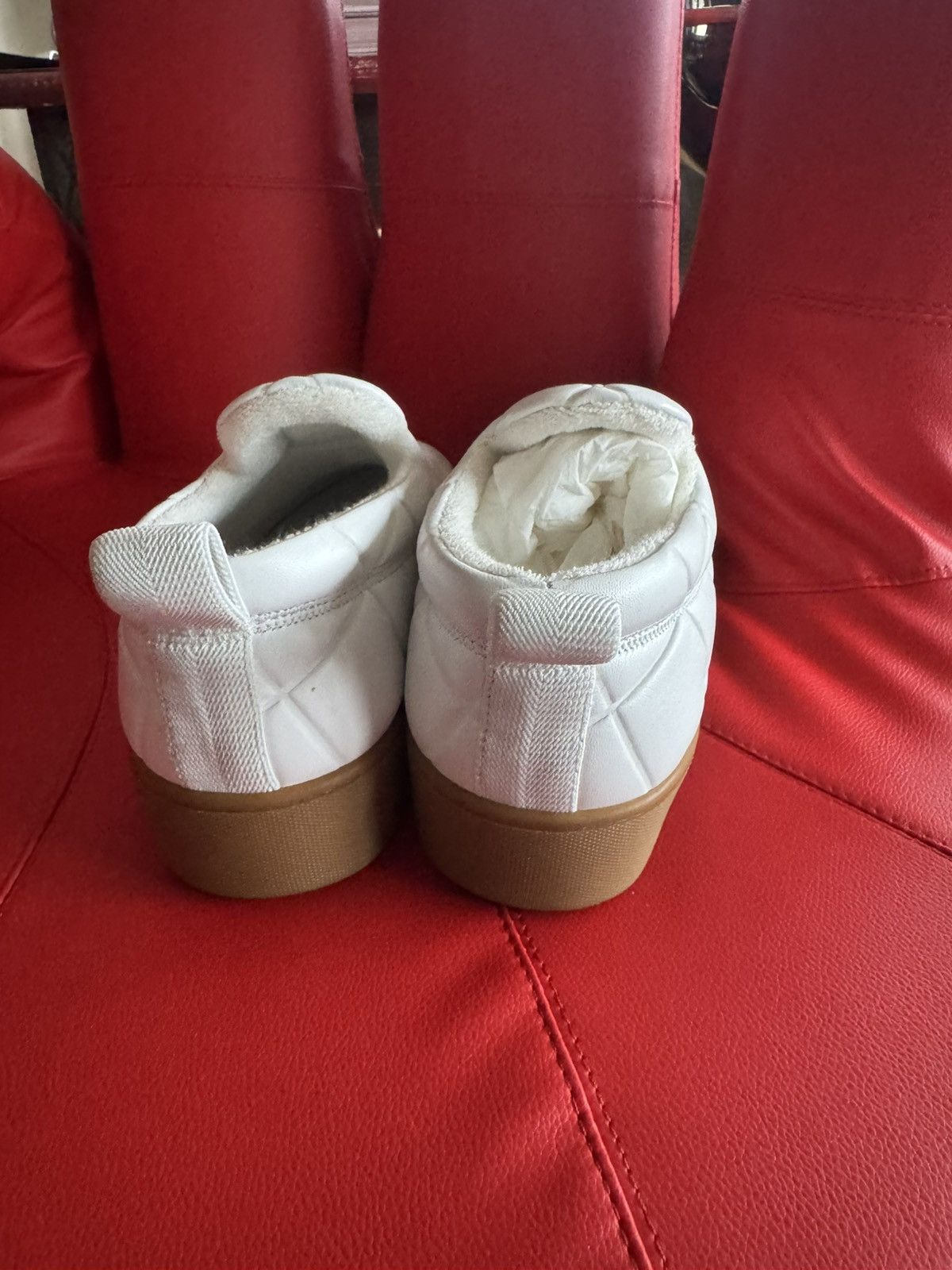 Bottega Veneta Botega Veneta size 10 mens white slip on shoes Size US 10 / EU 43 - 4 Thumbnail