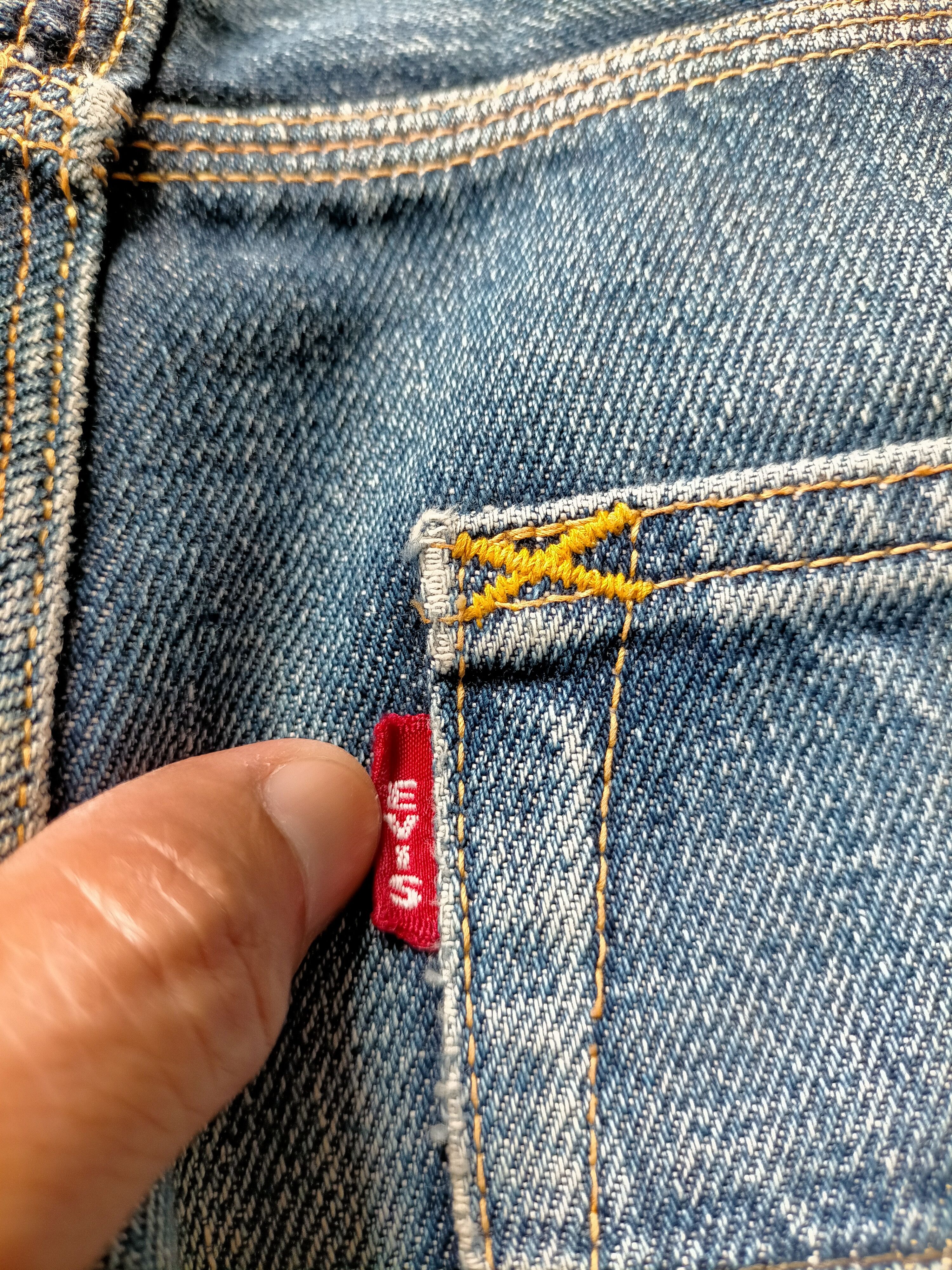 Evisu Vintage Evis Cowboy Japan Selvedge Buckleback Jeans Size US 31 - 25 Thumbnail