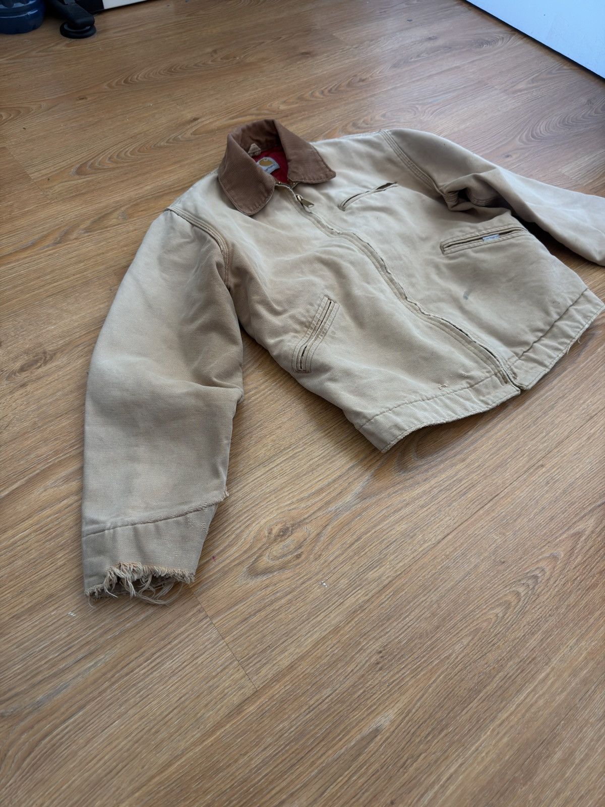 Carhartt vtg carhartt jacket light tan Size US S / EU 44-46 / 1 - 4 Thumbnail
