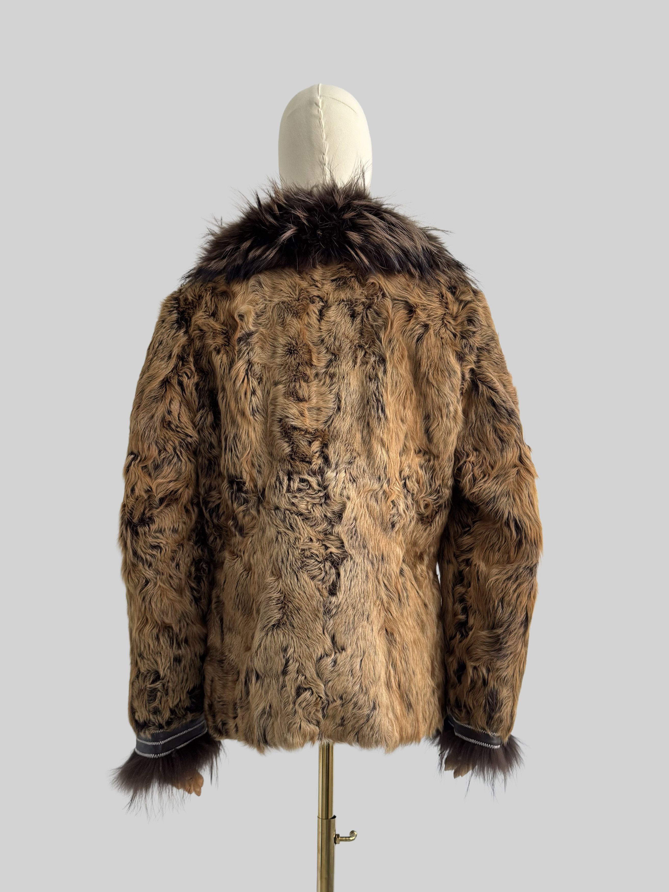 Japanese Brand Vintage Real Fur Jacket (D15) Size L / US 10 / IT 46 - 4 Thumbnail