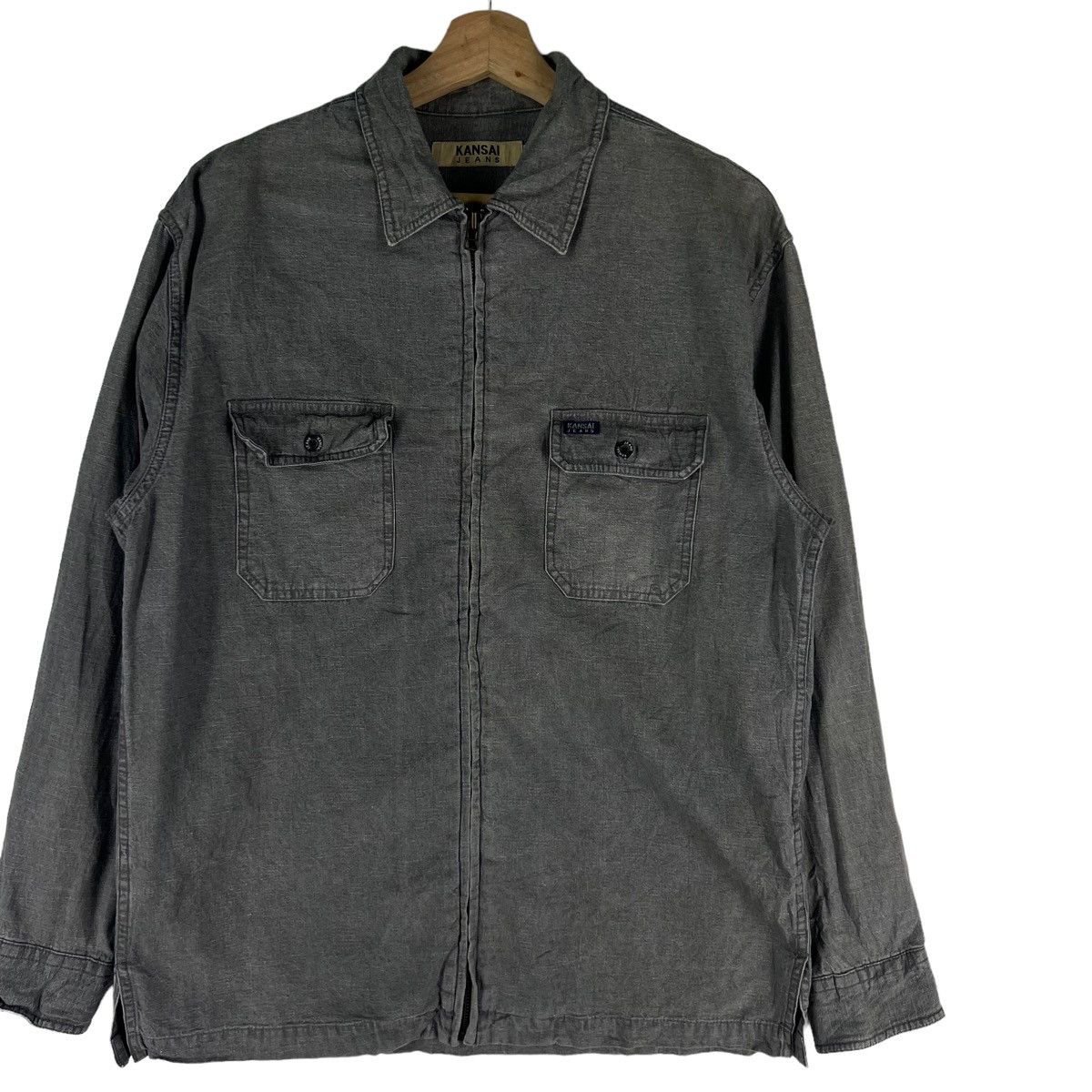 Japanese Brand 🔥90’s Vintage Chore Work Jacket Kansai Jeans Japan Made Size US M / EU 48-50 / 2 - 4 Thumbnail