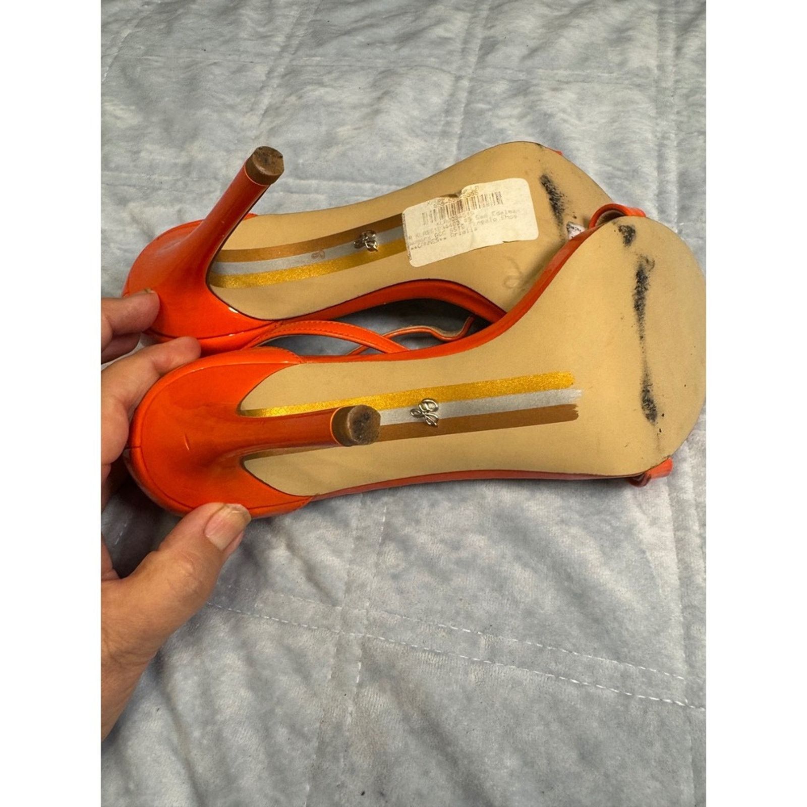 Rebecca Minkoff Rebecca Minkoff Suede Block Sandals - Red and Pink size 8 Size US 8 / IT 38 - 5 Thumbnail