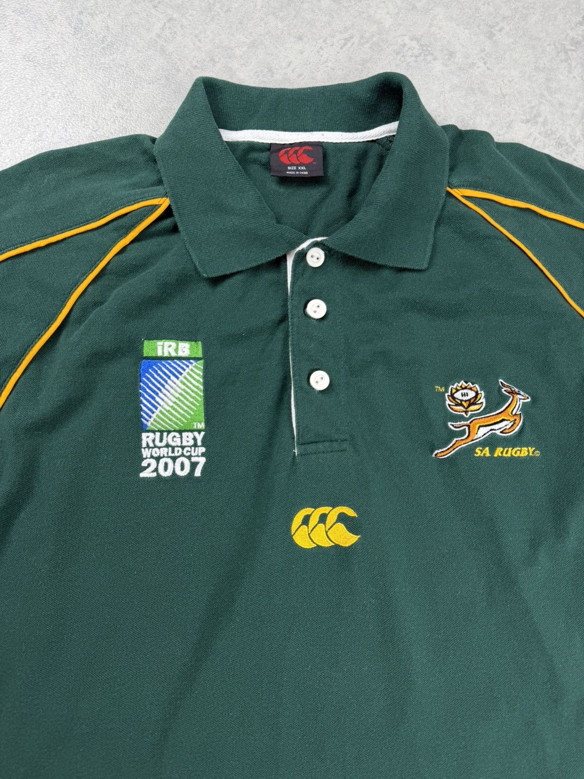 Canterbury of New Zealand Vintage Canterbury South Africa Rugby Shirt Size XXL Size US XXL / EU 58 / 5 - 3 Thumbnail