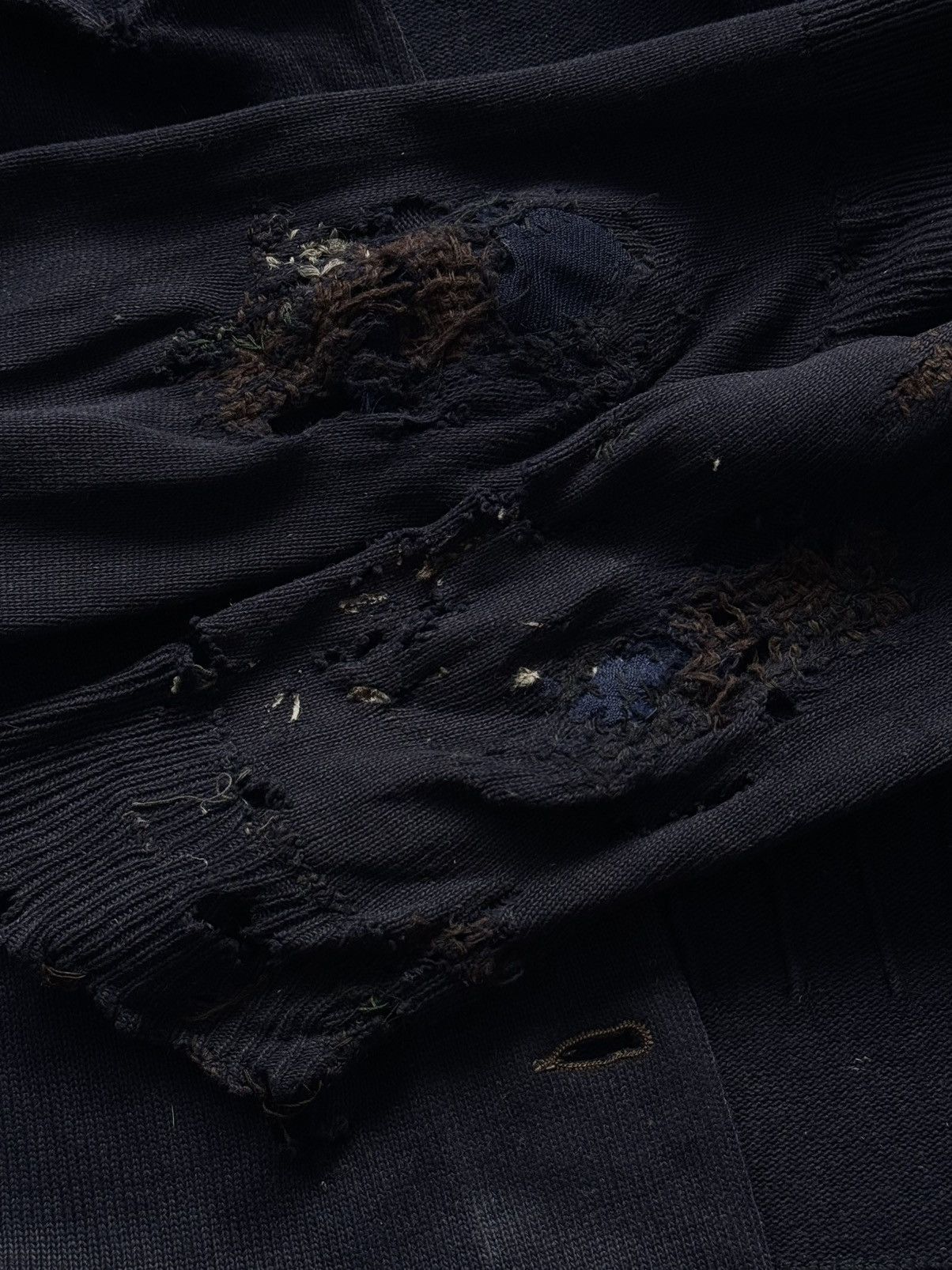 Vintage 1930s German Thrashed Double Breasted Wool Cardigan Size S / US 4 / IT 40 - 6 Thumbnail