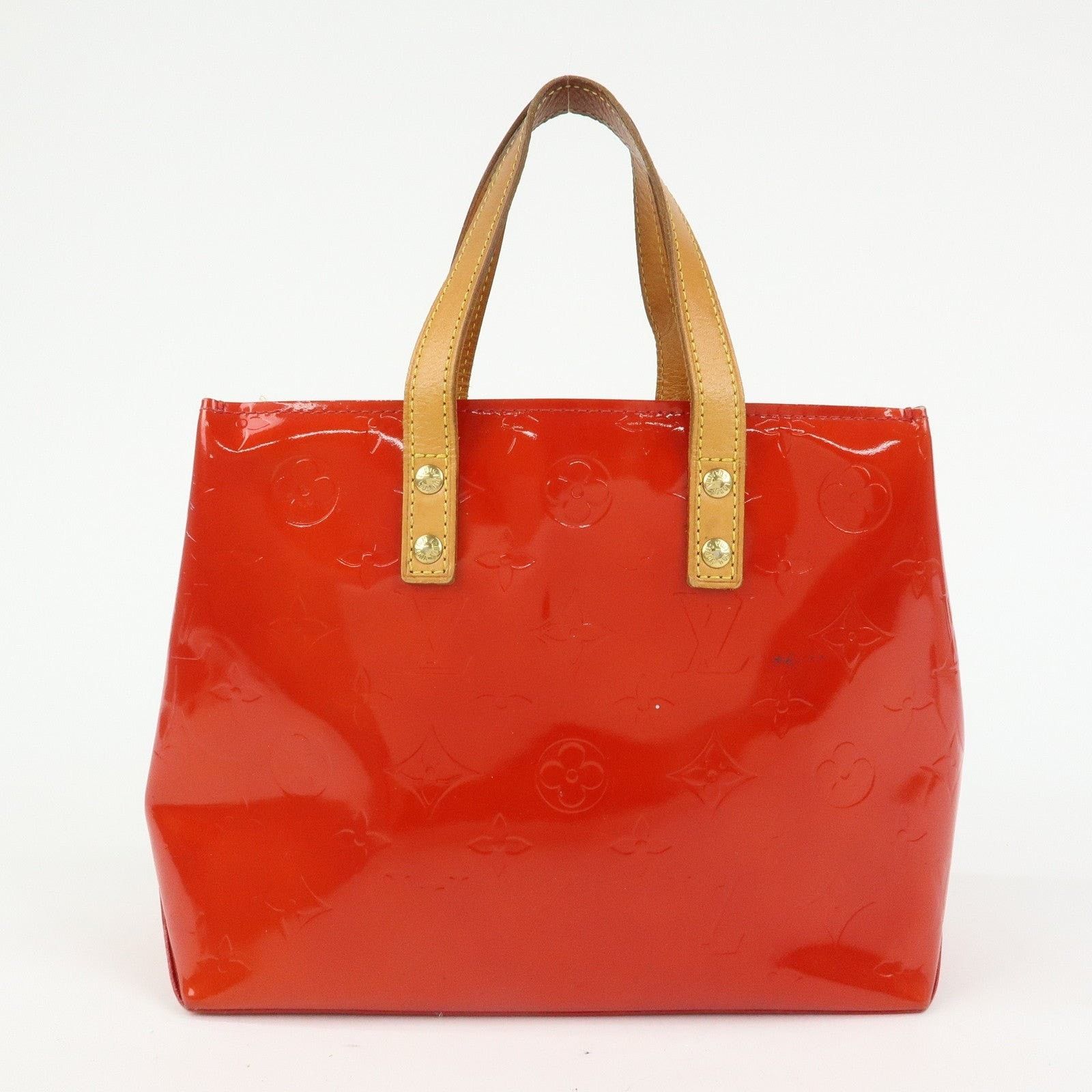 Louis Vuitton Louis Vuitton Monogram Vernis Lead PM Tote Red Size ONE SIZE - 2 Thumbnail