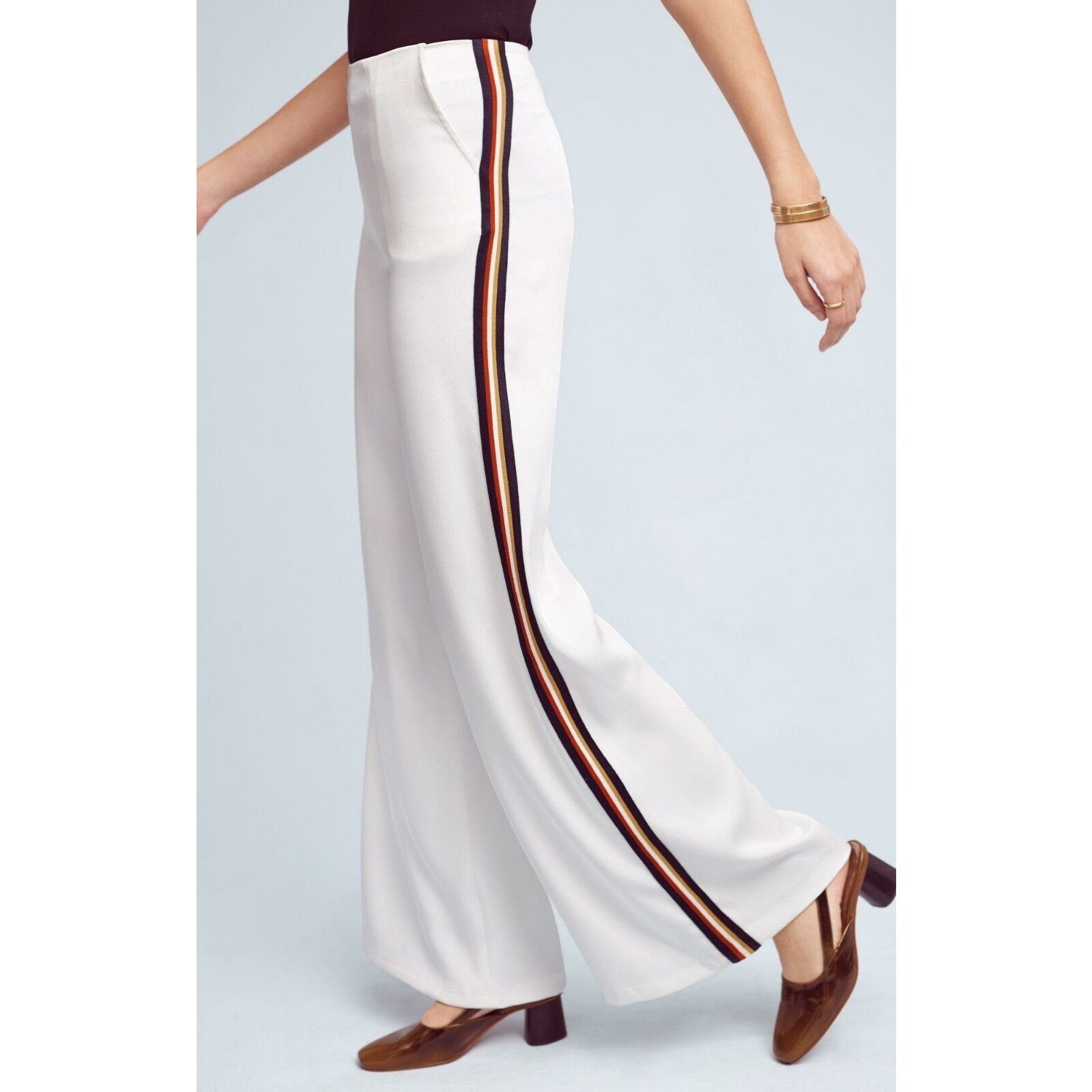 Anthropologie New Anthropologie Line + Dot Chromanance Wide-Leg Pants Size 26" / US 2 / IT 38 - 1 Thumbnail