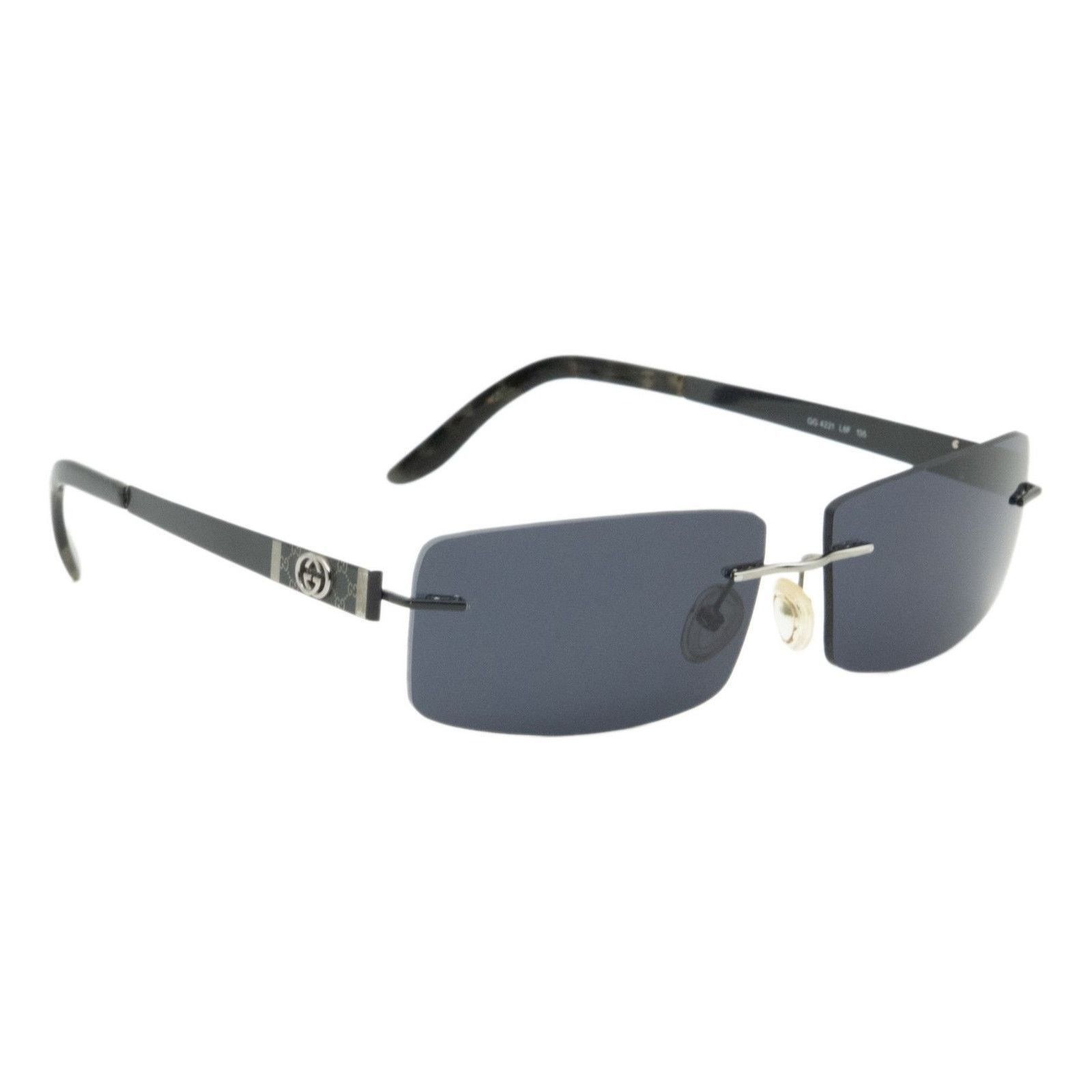 Gucci × Vintage Black Vintage Gucci Sunglasses Men GG 2475/S Optyl