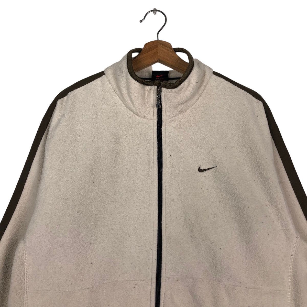 Nike 🔥90’s Vintage Nike Zipper Fleece Jacket Streetwear Size US M / EU 48-50 / 2 - 3 Thumbnail