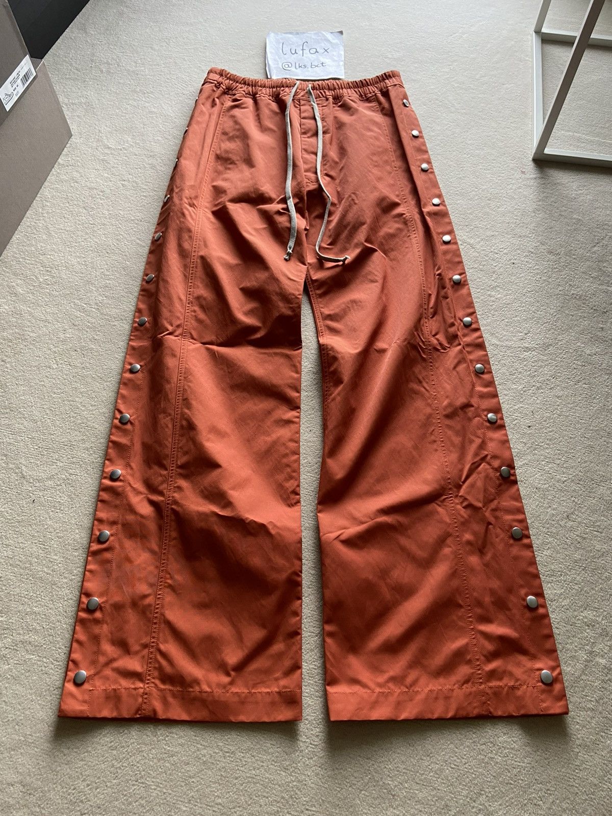 Rick Owens NEW | * SAMPLE * SS22 FOGACHINE ORANGE EASY PUSHER