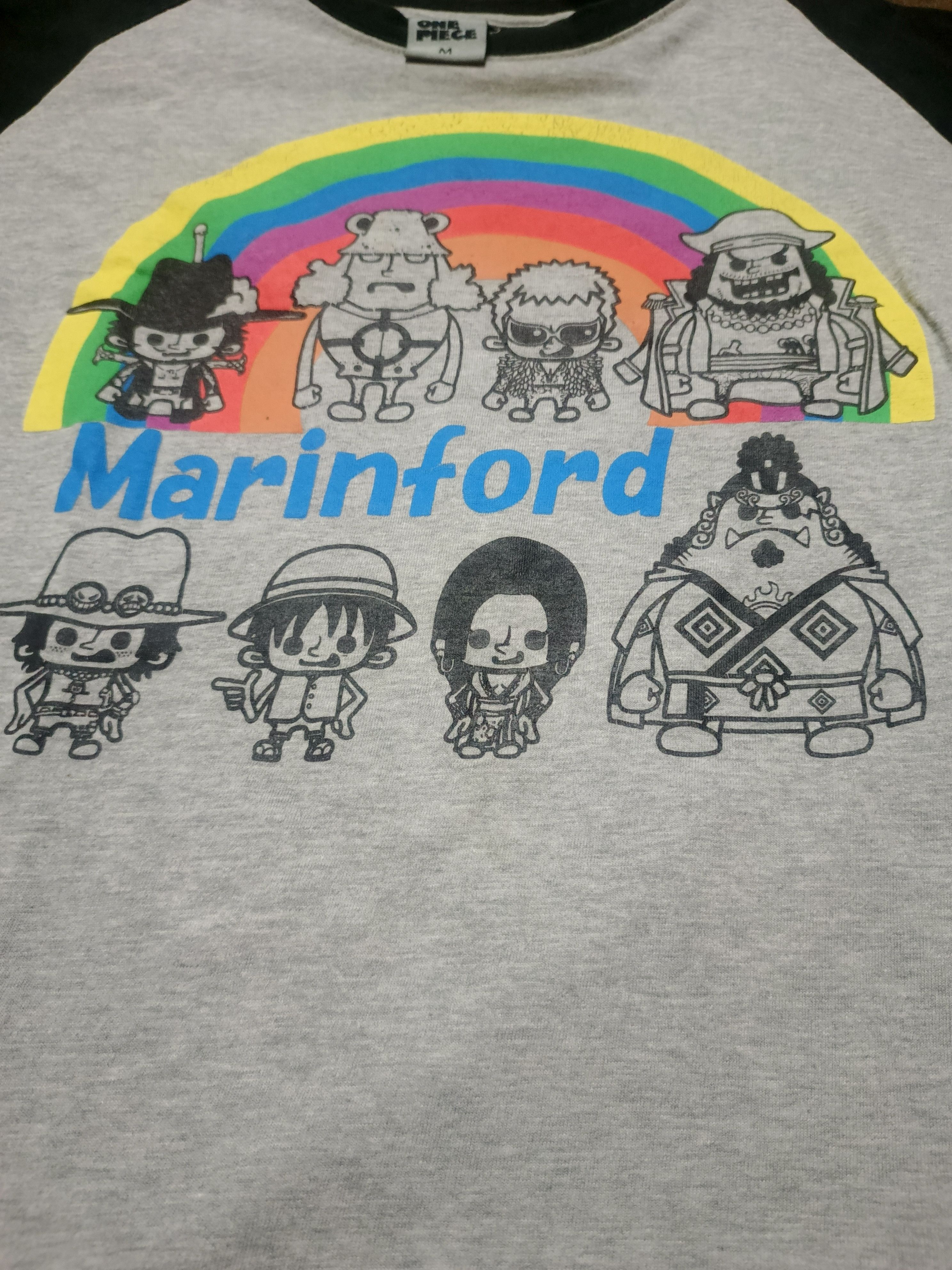 ONE PIECE CHARACTER MARINEFORD WAR JAPANESE ANIME TEE