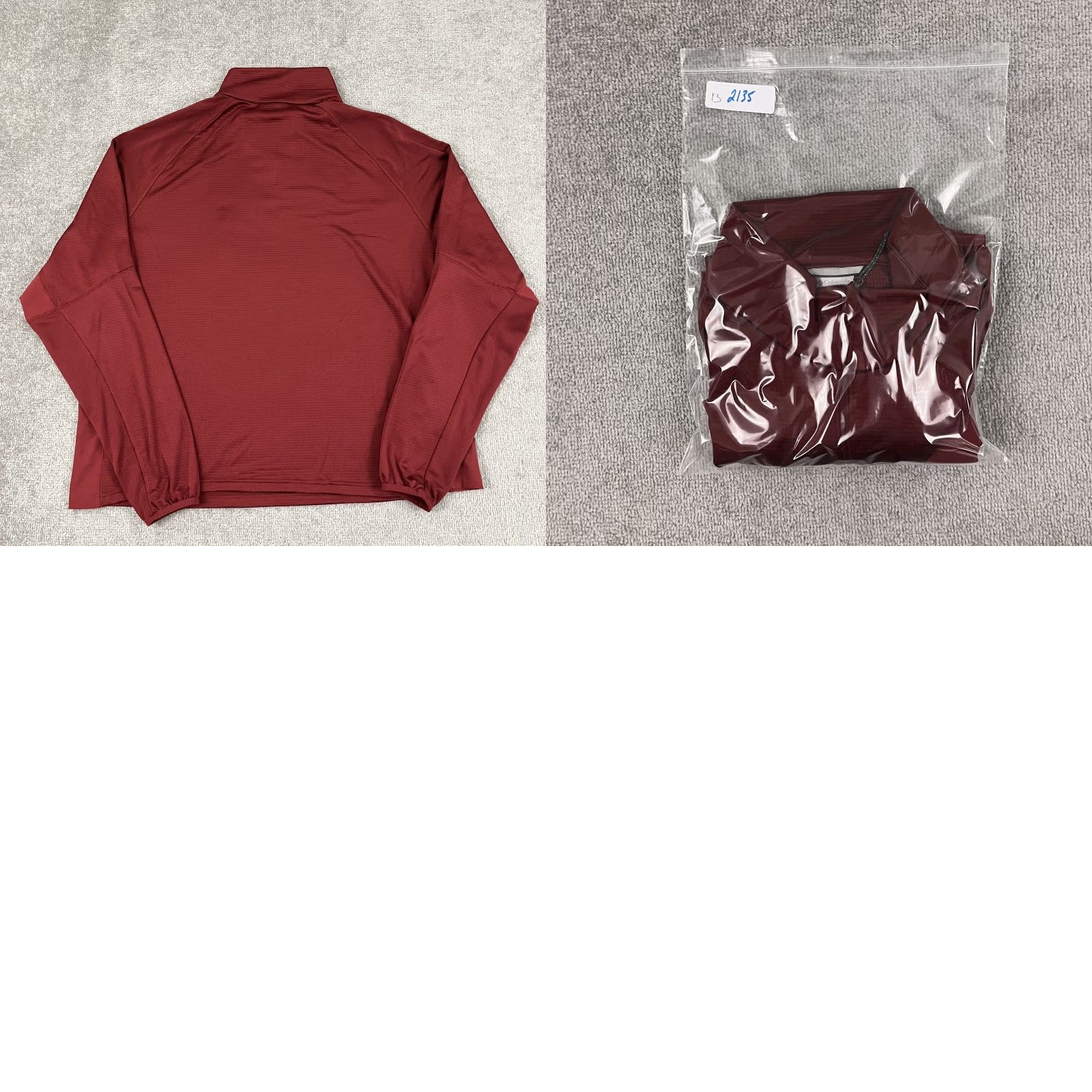 Vintage Columbia Jacket Mens 2XL Red Quarter Zip Pullover Zipped Pocket Long Sleeve Casual Outdoor Sports Jacket Men XXL Red Size US XXL / EU 58 / 5 - 8 Thumbnail