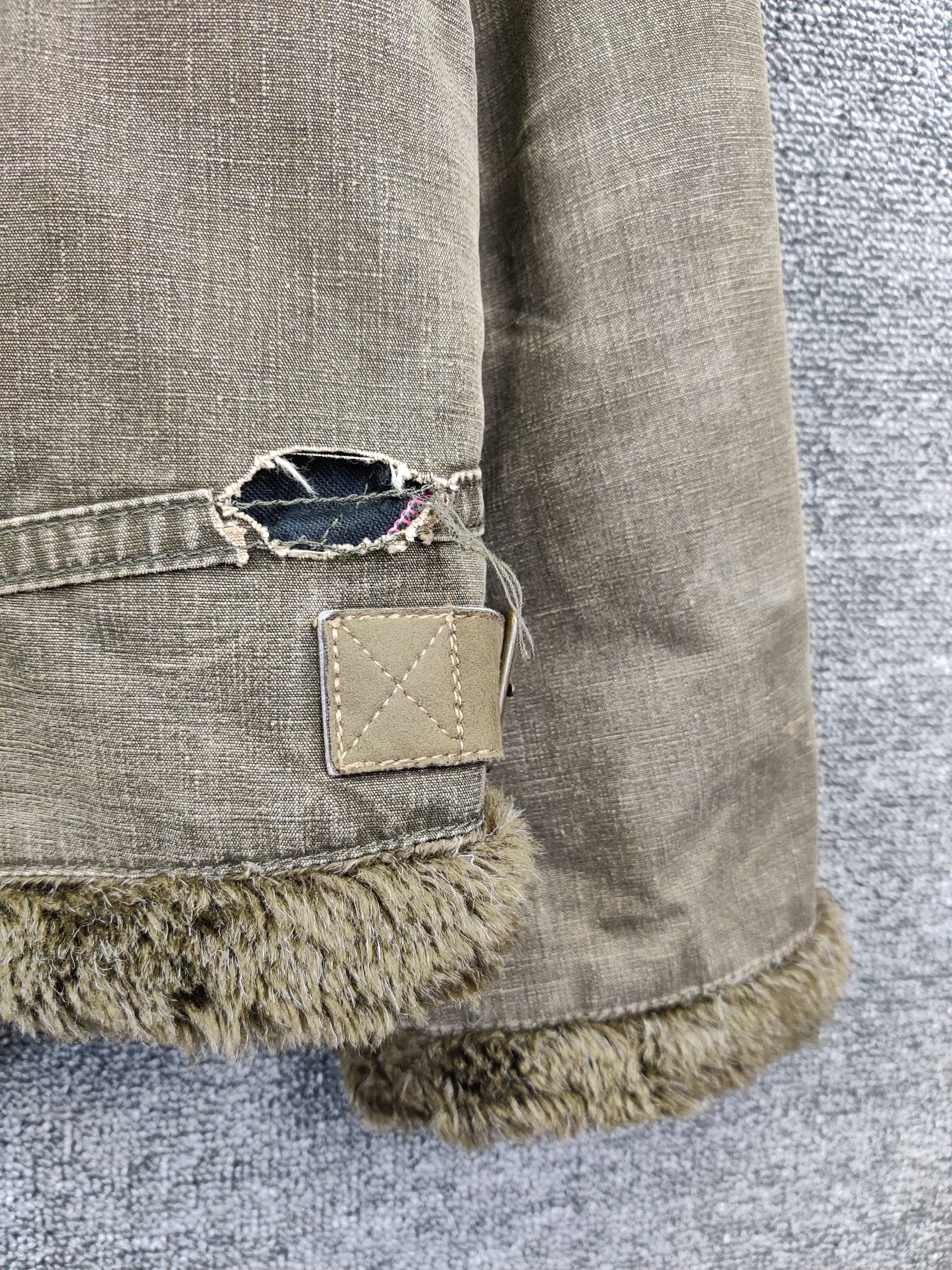 Johnbull Vintage John Bull Kojima Faux Fur Shearling Denim Jacket Size US L / EU 52-54 / 3 - 3 Thumbnail