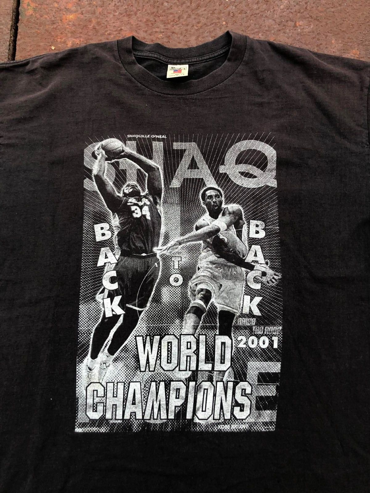 NBA Kobe Shaq Lakers NBA Champion2001s size XL 24/31 Size US XL / EU 56 / 4 - 1 Thumbnail