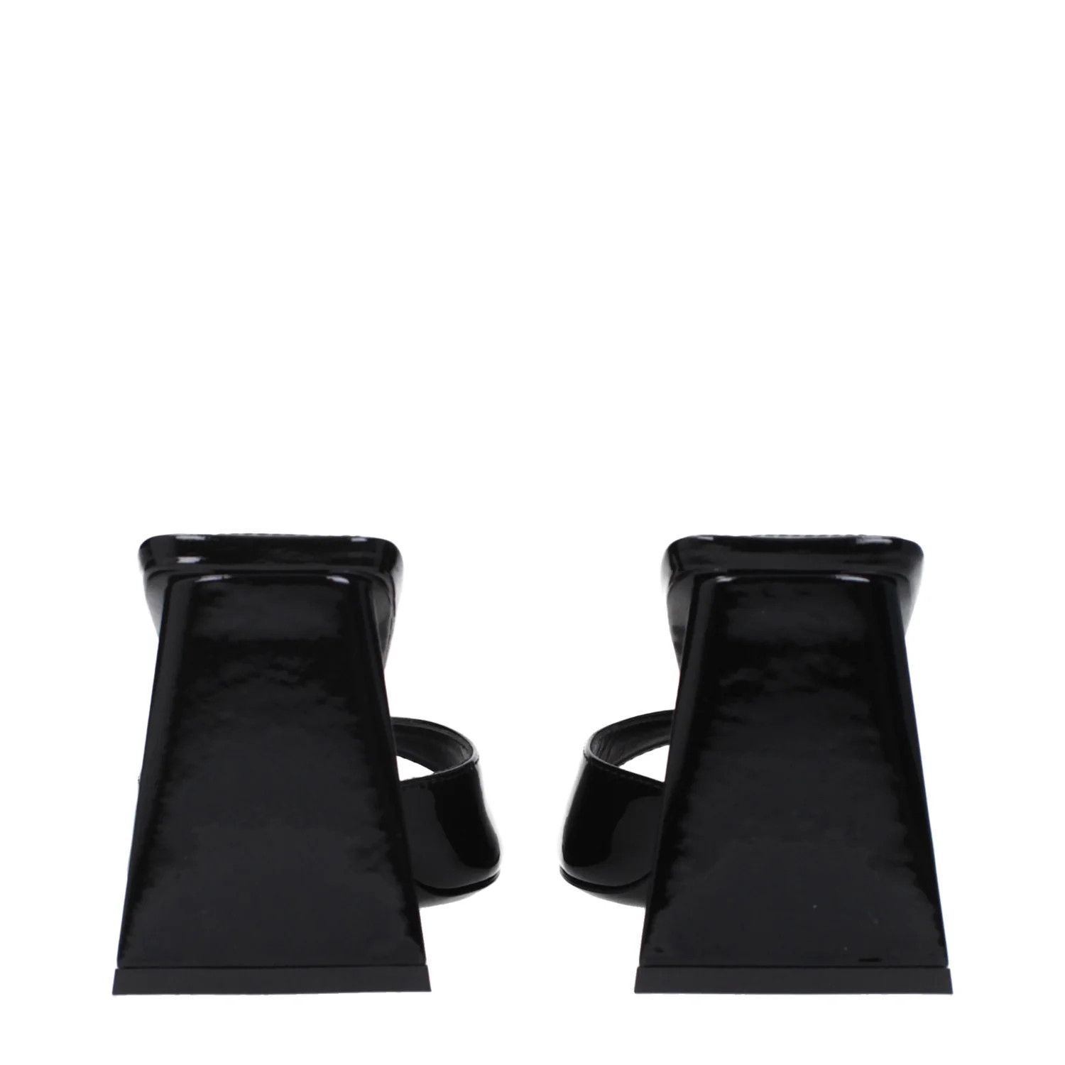 The Attico ob1o1e1224 Patent Leather Sandals in Black Size US 8.5 / IT 38.5 - 5 Thumbnail
