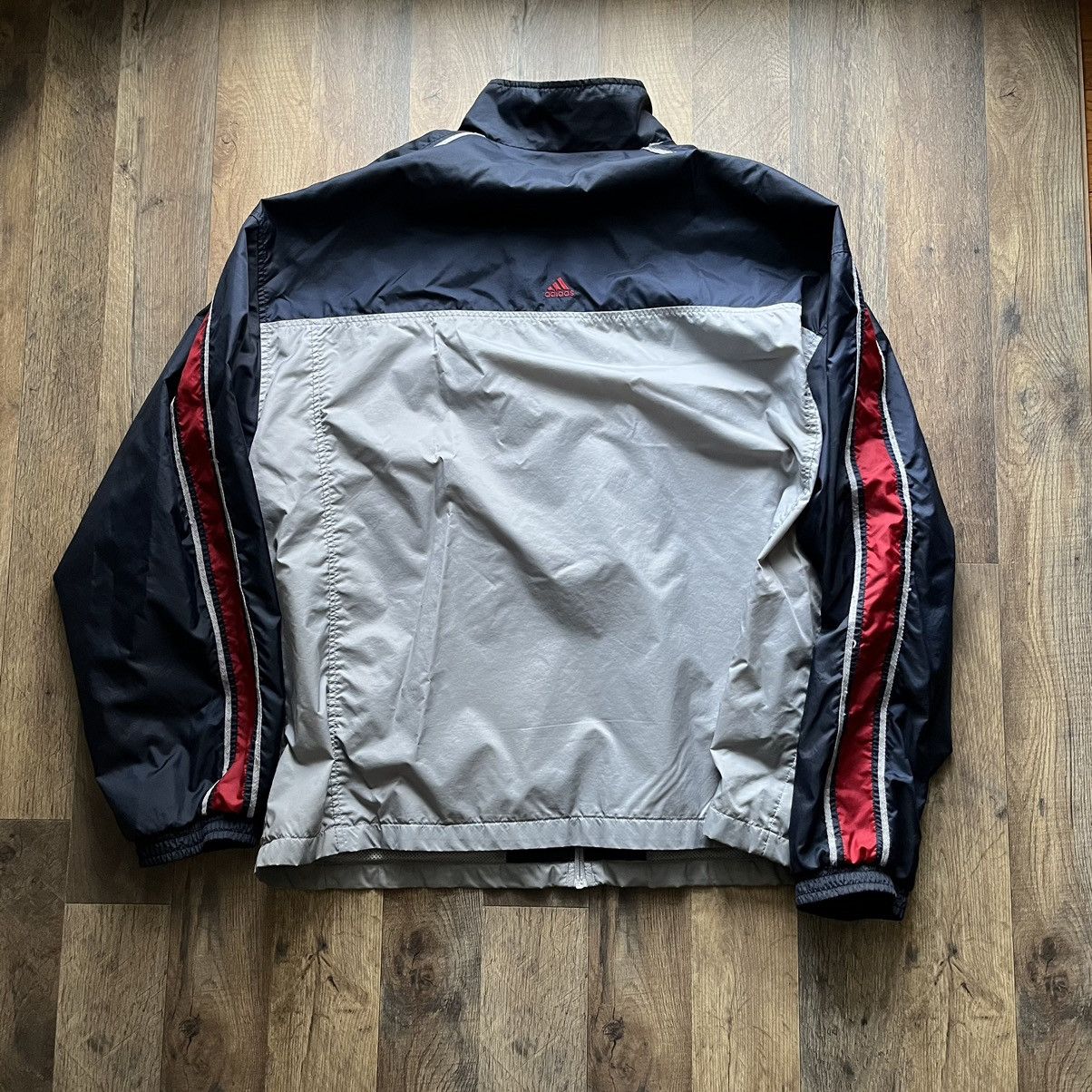 Adidas × Vintage Crazy Vintage Adidas Wind Breaker Y2K style cyber grunge XXL Size US XXL / EU 58 / 5 - 2 Thumbnail