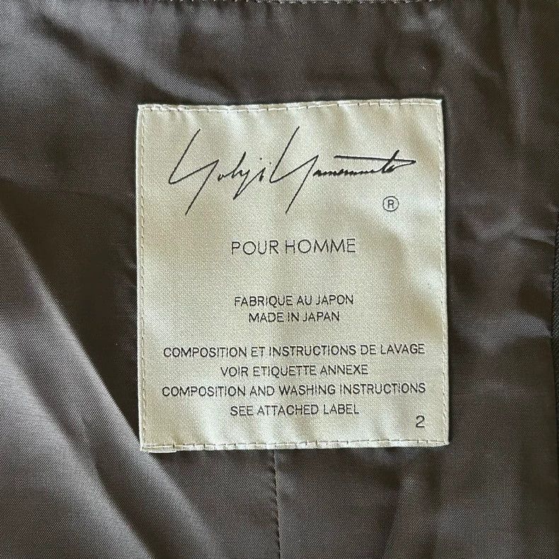 Yohji Yamamoto Yohji Yamamoto Yohji Yamamoto Double Breasted Suit Jacket Size US M / EU 48-50 / 2 - 4 Thumbnail