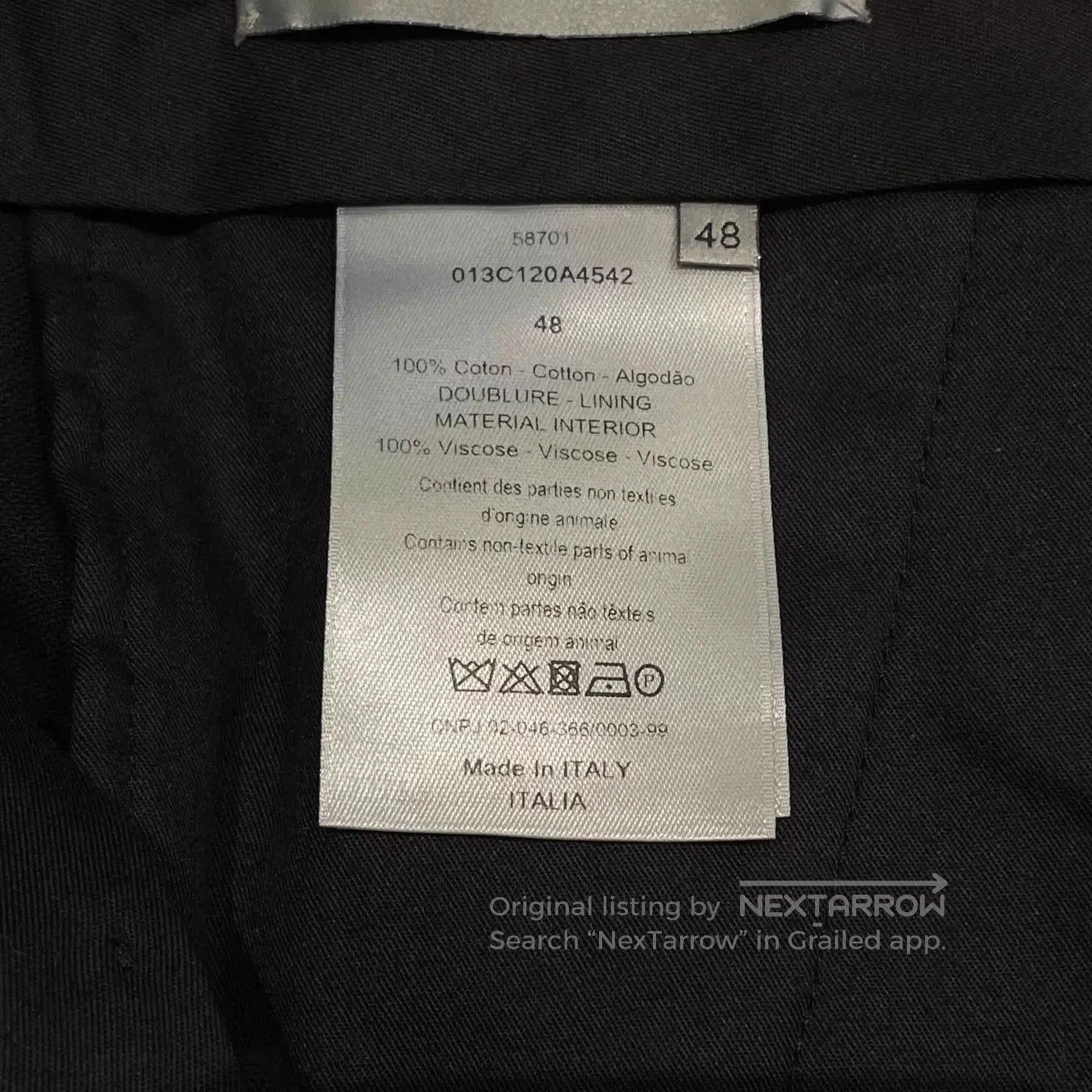 Dior Black Casual Pants Size 32. Size US 32 / EU 48 - 6 Thumbnail