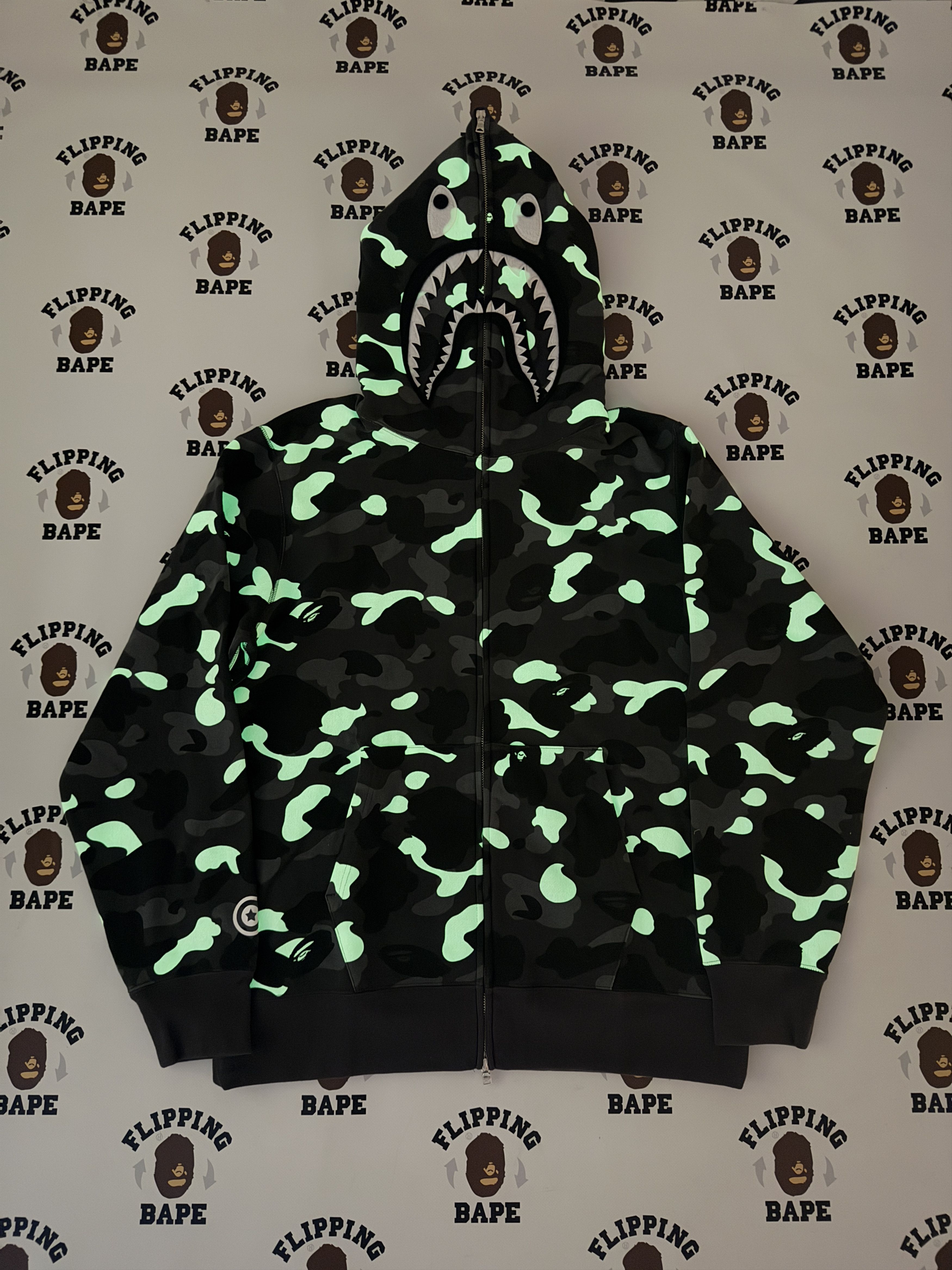 Bape BAPE CITY CAMO SHARK FULL ZIP HOOODIE (SS23) Size US XL / EU 56 / 4 - 3 Thumbnail