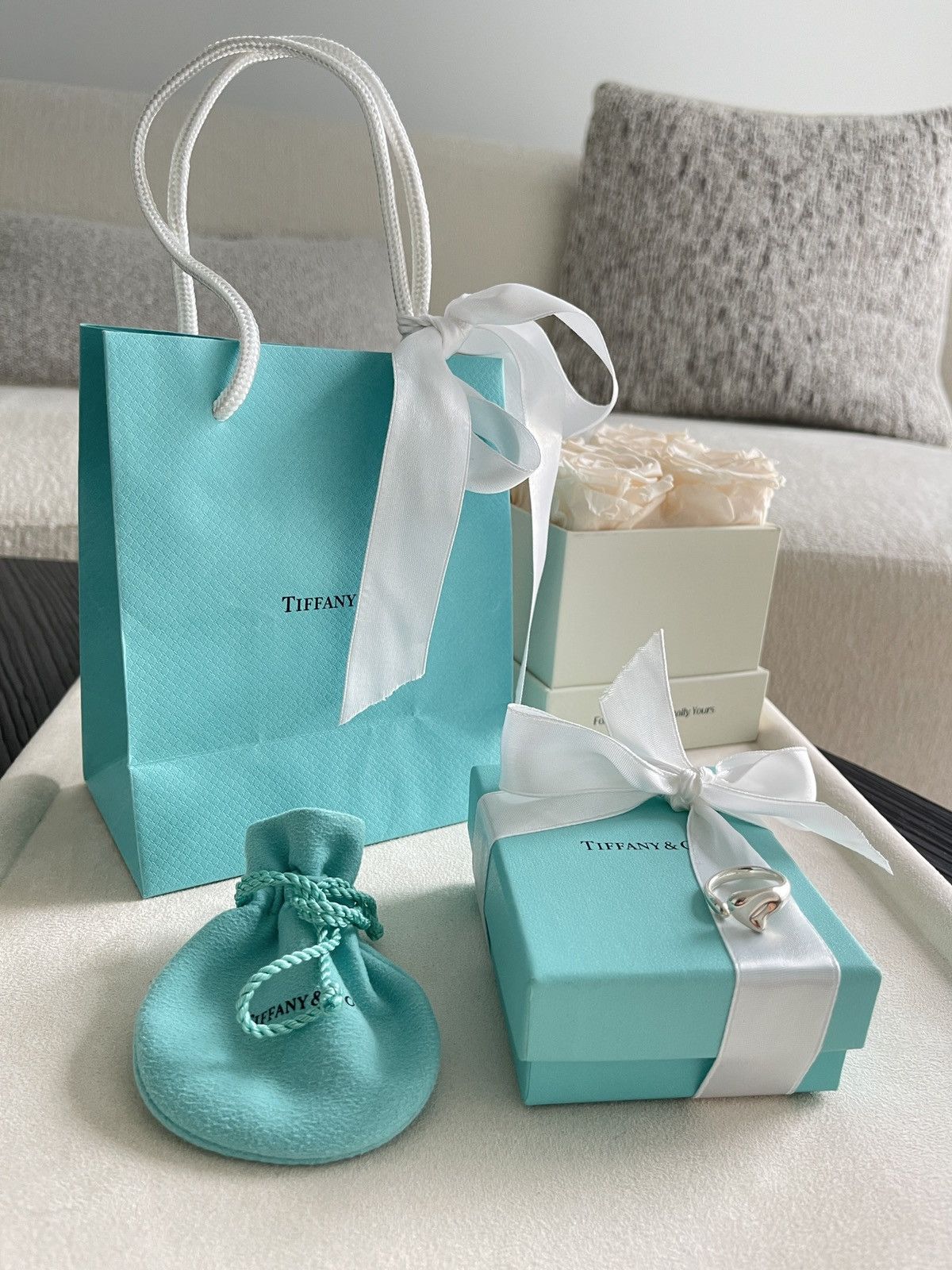 Tiffany & Co. Tiffany & Co. Elsa Peretti Heart Ring Silver 5 NEW $550 Size ONE SIZE - 1 Thumbnail