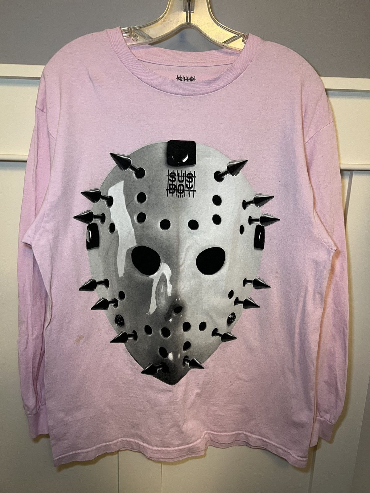 Sus Boy Sus Boy Lil Peep pierced hockey mask longsleeve shirt Size US L / EU 52-54 / 3 - 1 Thumbnail