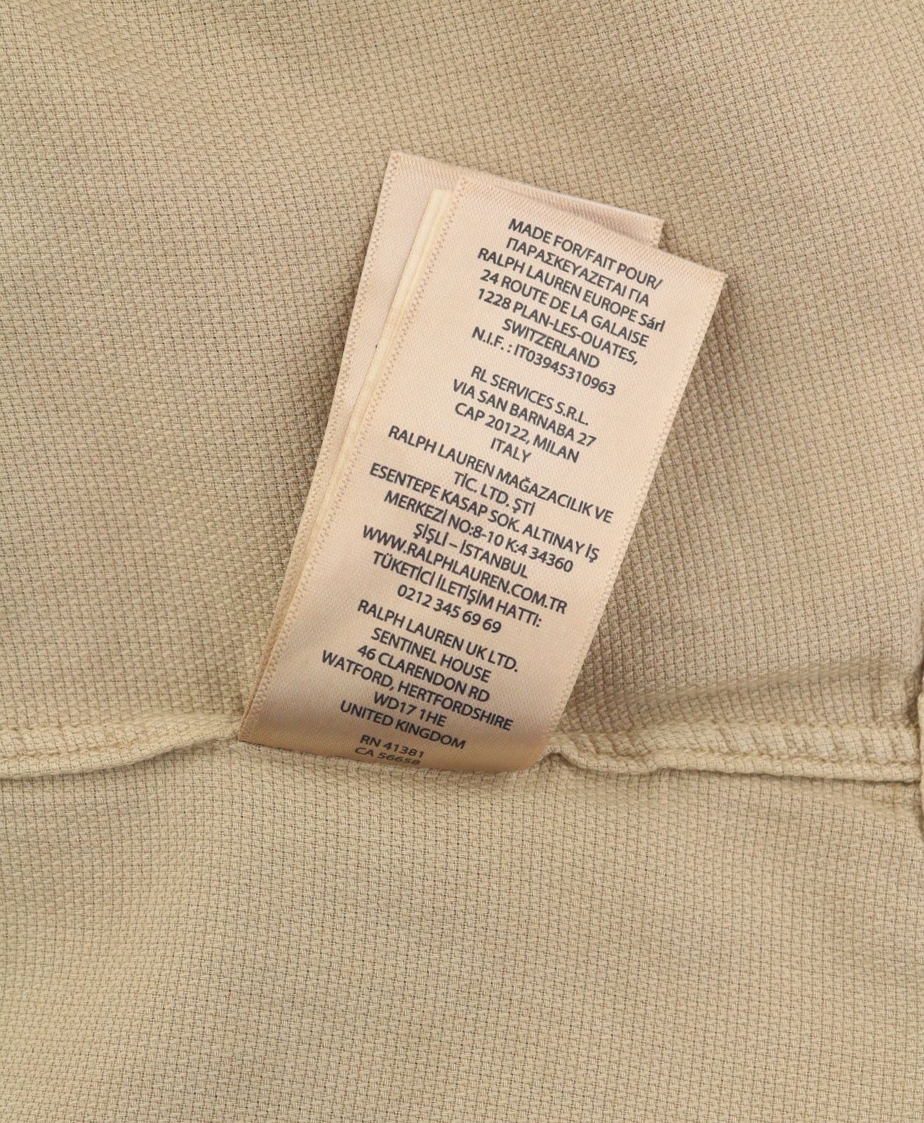 Ralph Lauren SURREY TAN M Brown Button-Down Neck Custom Fit 87026 Size US M / EU 48-50 / 2 - 12 Thumbnail