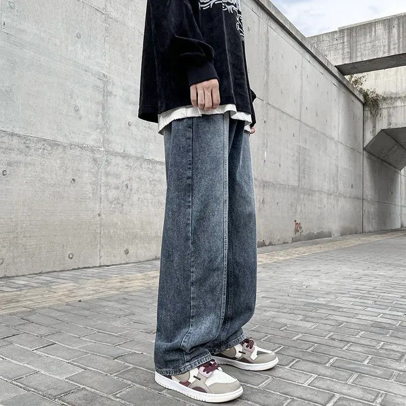 Japanese Brand × Jean Retro loose wide leg hip-hop jeans Size US 32 / EU 48 - 5 Thumbnail